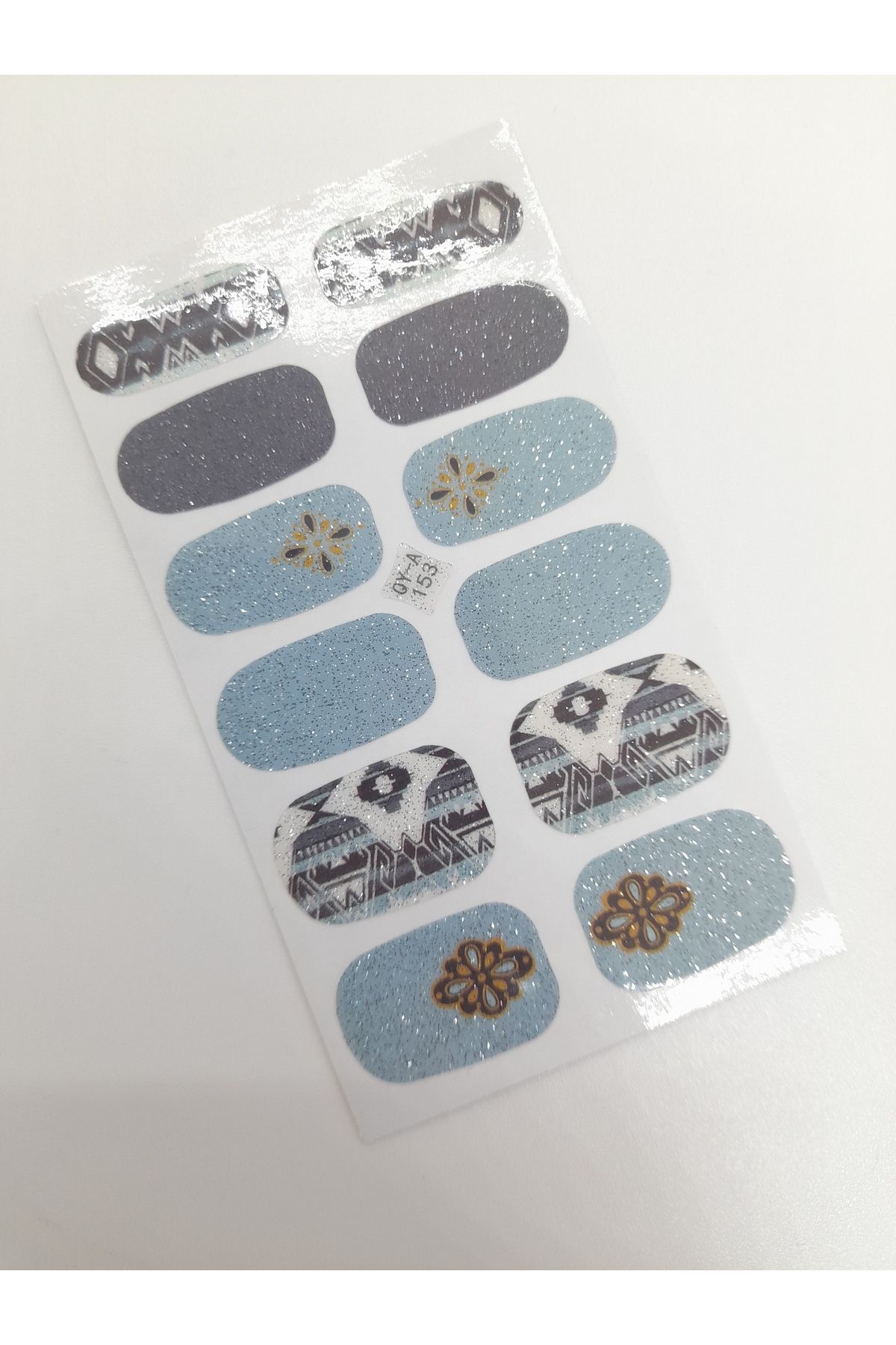 BBeauty Jel Tırnak Etiketi Kendinden Kolay Yapışkanlı Desenli Uvsiz Gel Nail Stricker