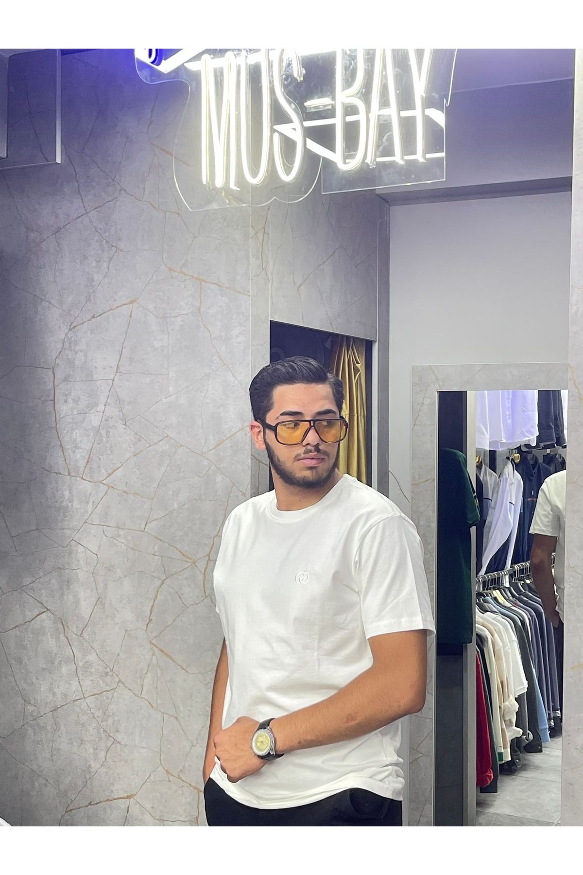 MUSBAY A+++ Kalite Vip Pamuk T-Shirt