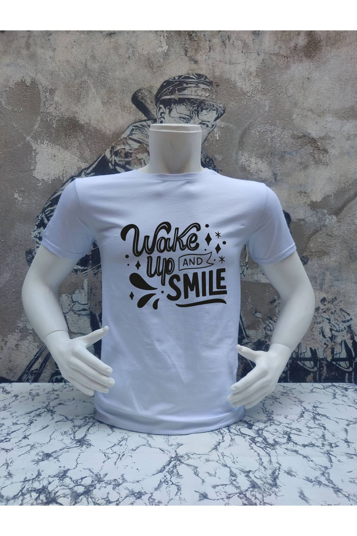 Tuğser Collection YAZILI BASIC T-SHIRT