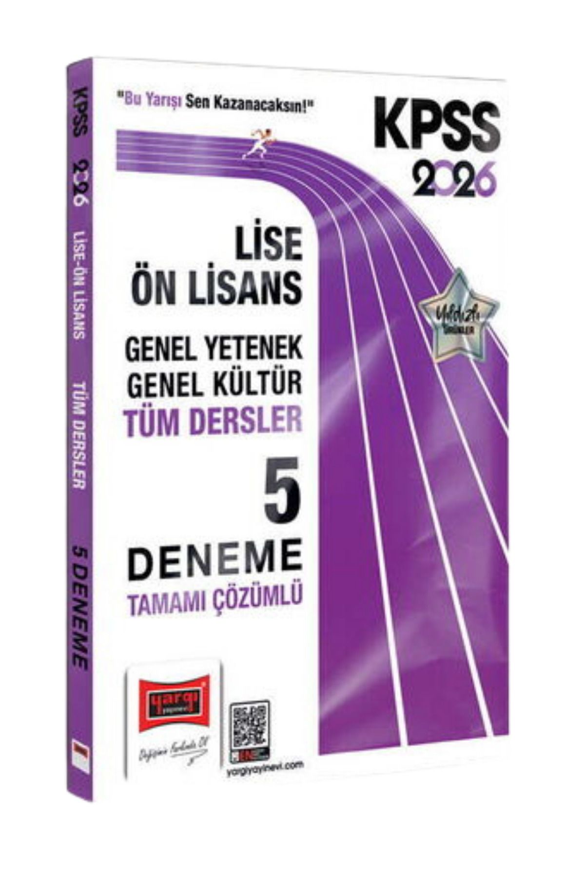 Yargı Yayınları 2026 KPSS GK-GY Lise Ön Lisans Tüm Dersler Tamamı Çözümlü 5 Deneme-YEP YENİ
