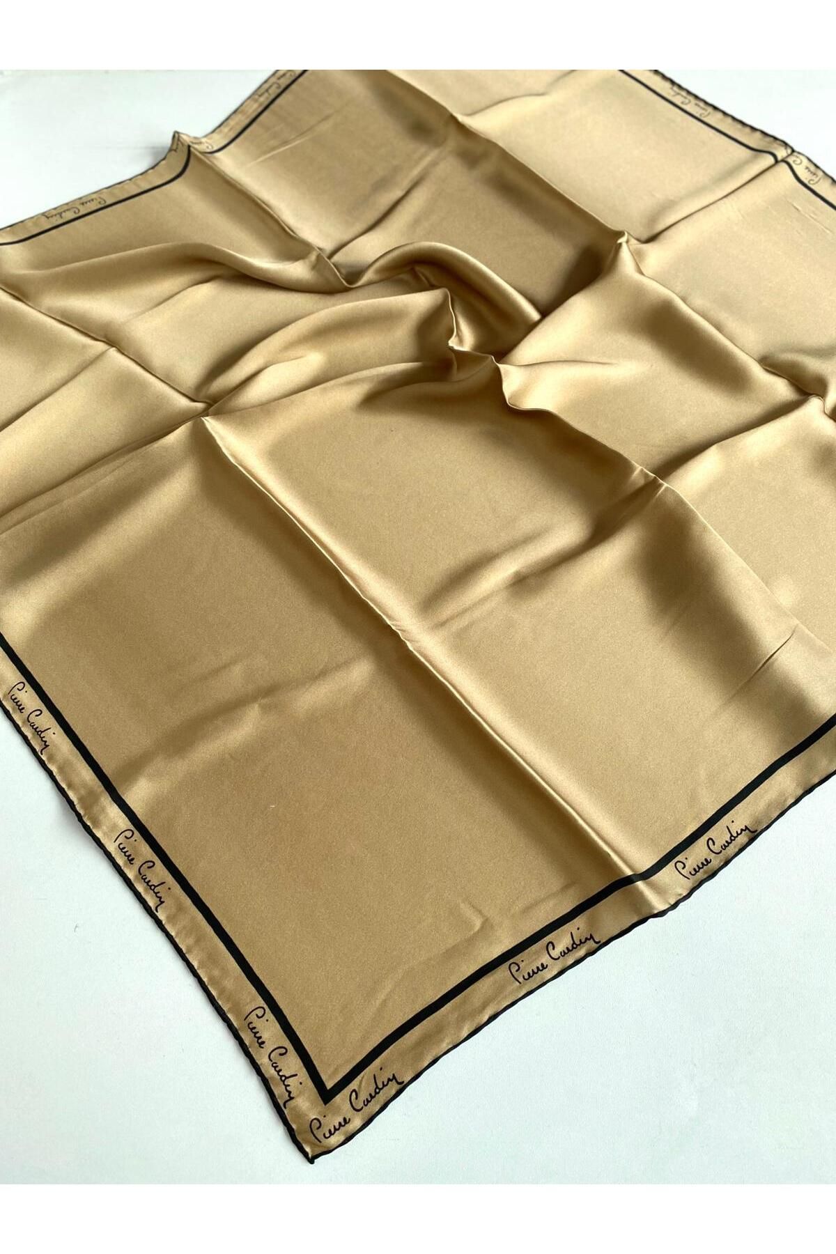 Pierre Cardin Sura İpek Eşarp 8535230-314-48498 Gold Karışık Desen