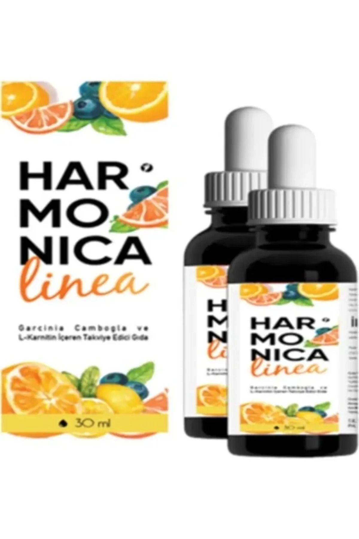 Zayla Harmonica Linea Yüksek Etkili Bel İncelme Damlası 30ml/Harmonica Linea Slimming Drops 30 ml X 2 ADET