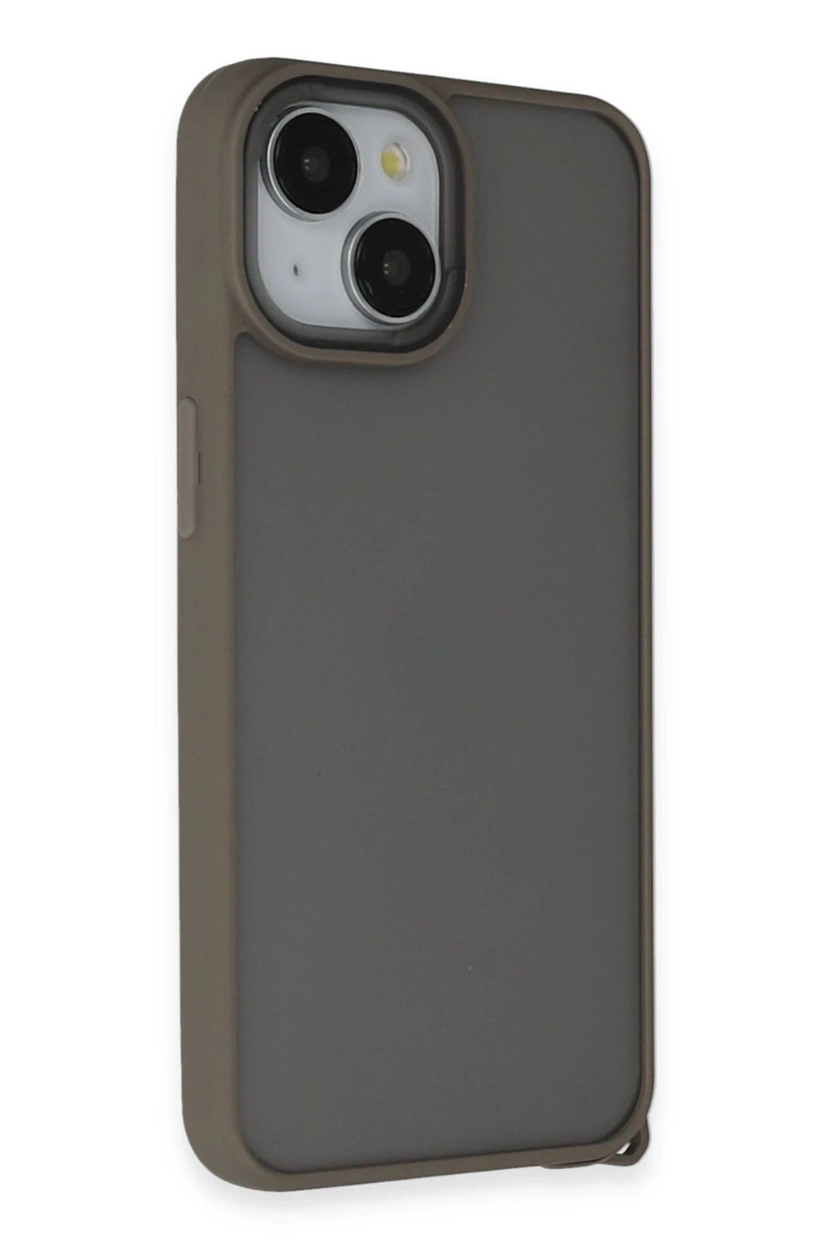 ENEFENDİ Newface iPhone 15 Kılıf Elegant Kapak - Titan Gri