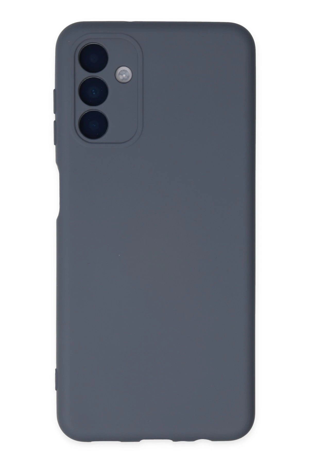 CepteToptan Newface Samsung Galaxy A04S Kılıf Nano içi Kadife Silikon - Gri