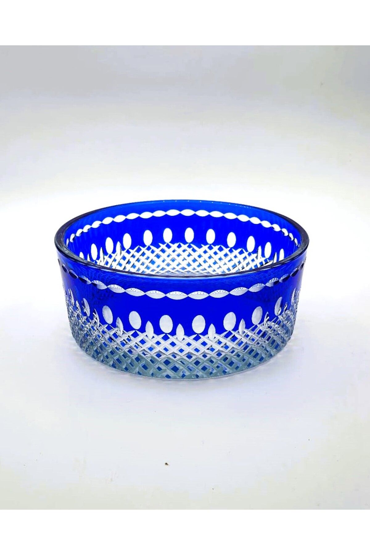 Akden Kristal KRİSTAL KESME DEKOR EL İŞÇİLİĞİ 19 CM CAM KASE