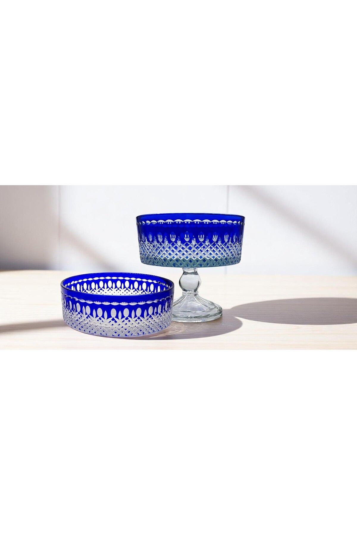 Akden Kristal KRİSTAL KESME DEKOR EL İŞÇİLİĞİ 19 CM CAM KASE