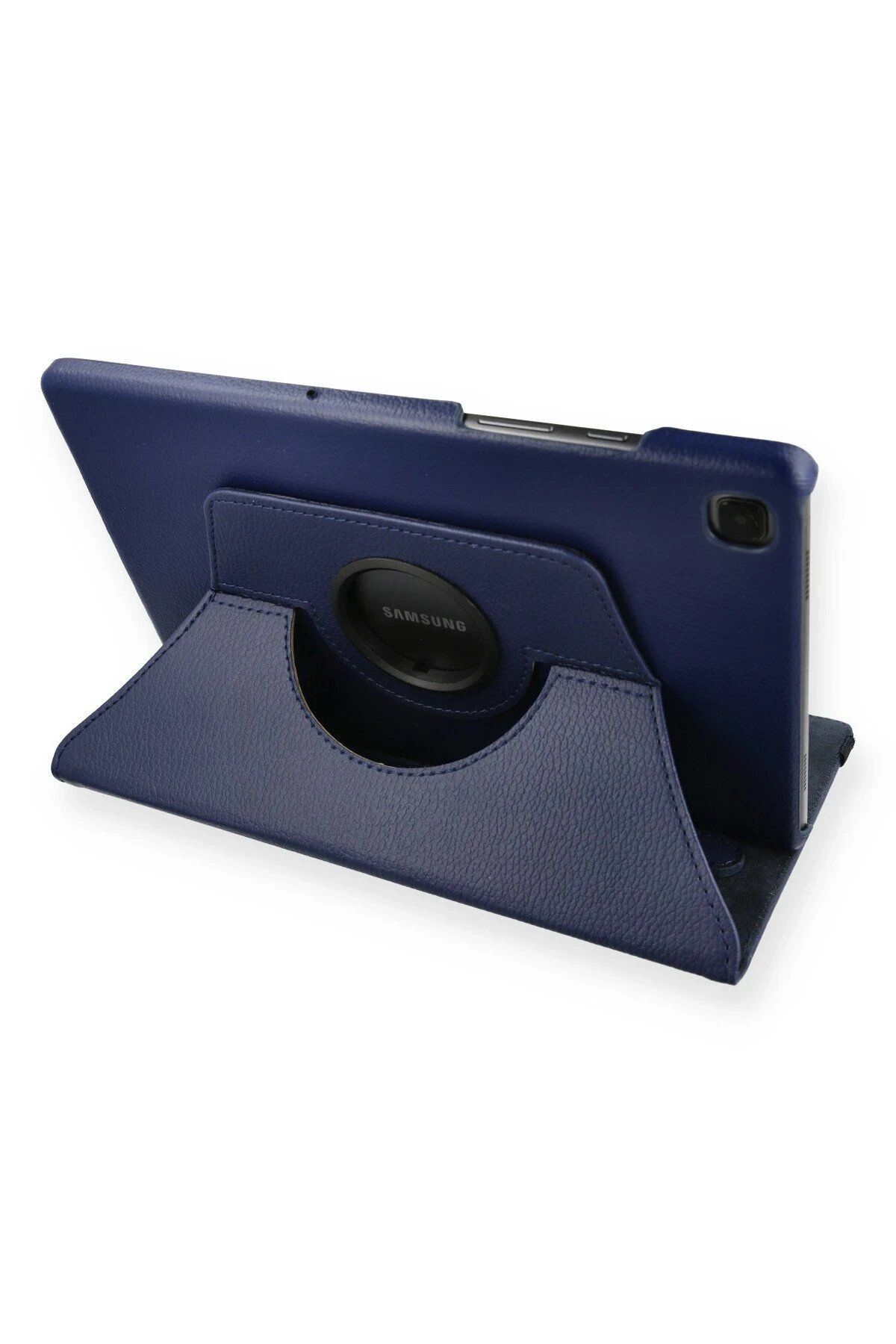 Toptan Bulurum Newface Samsung Galaxy T500 Tab A7 10.4 Kılıf 360 Tablet Deri Kılıf - Lacivert