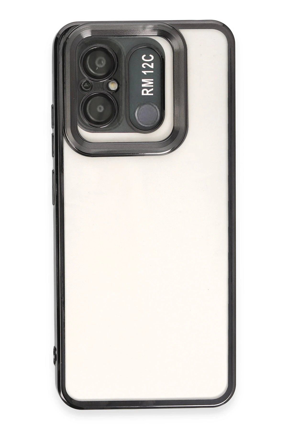 nerede bulurum Newface Xiaomi Redmi 12C Kılıf Slot Silikon - Siyah