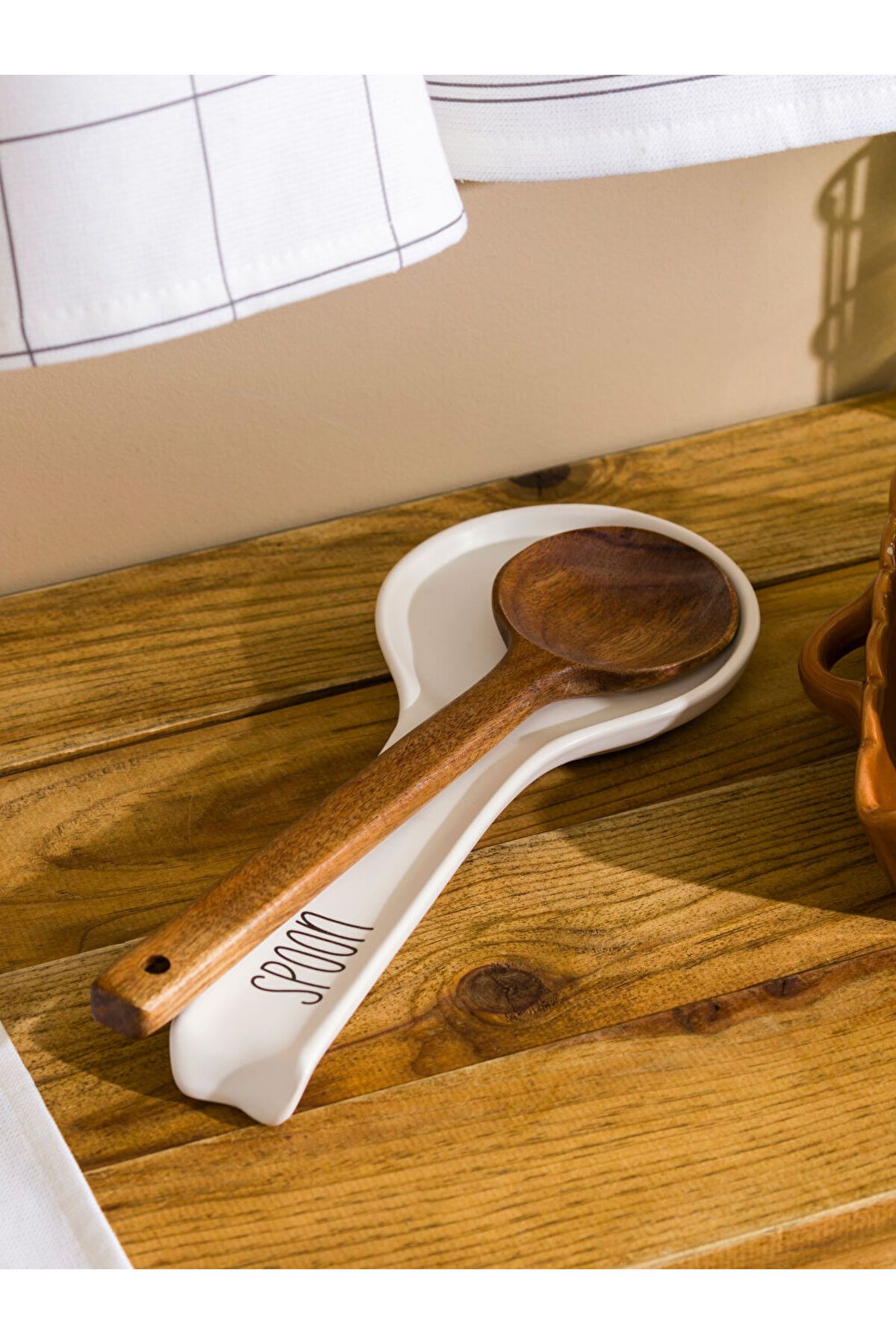LC Waikiki Siyah Yazı Baskılı Seramik Kaşıklık
