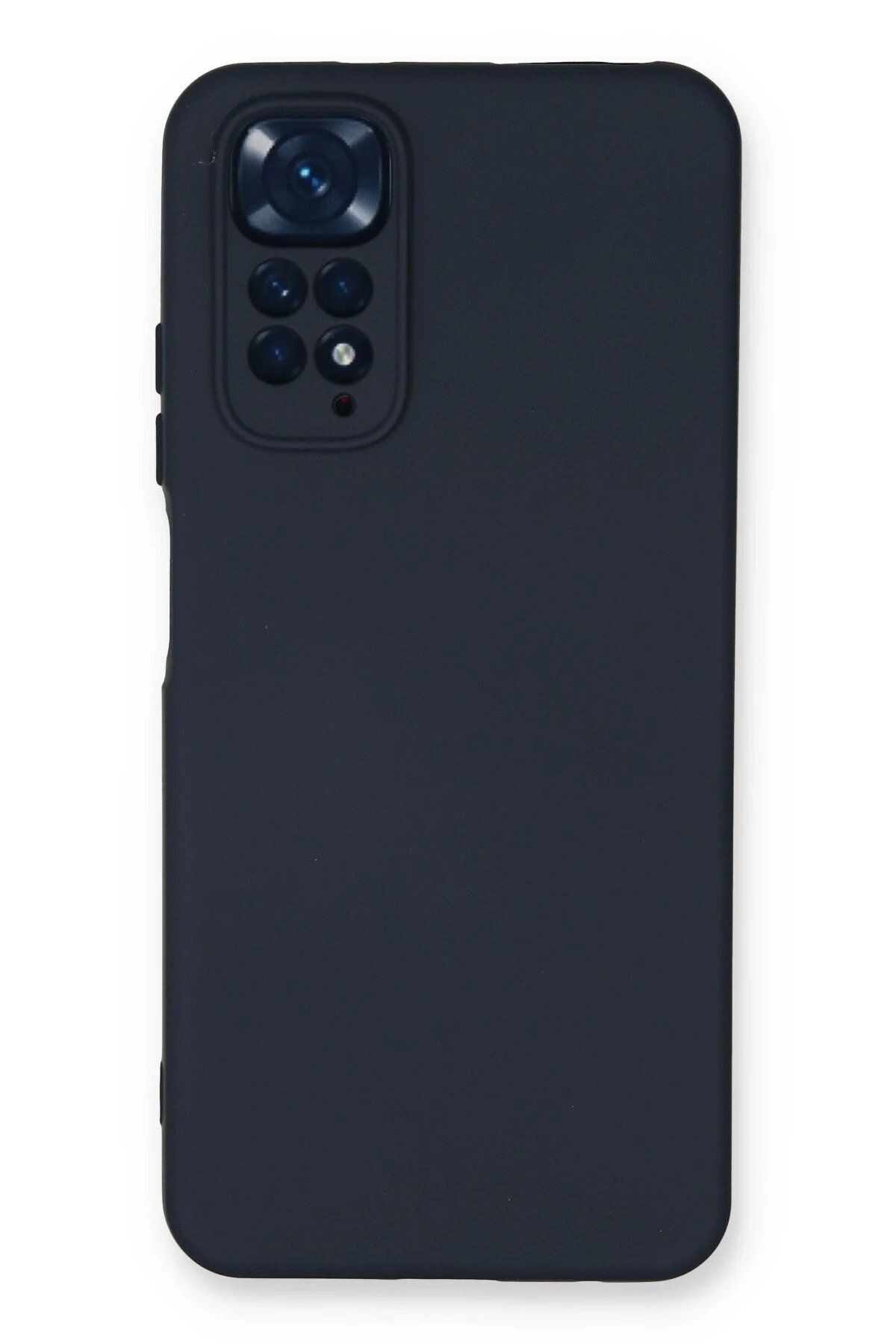 CepteToptan Newface Xiaomi Redmi Note 11 Kılıf Nano içi Kadife Silikon - Lacivert