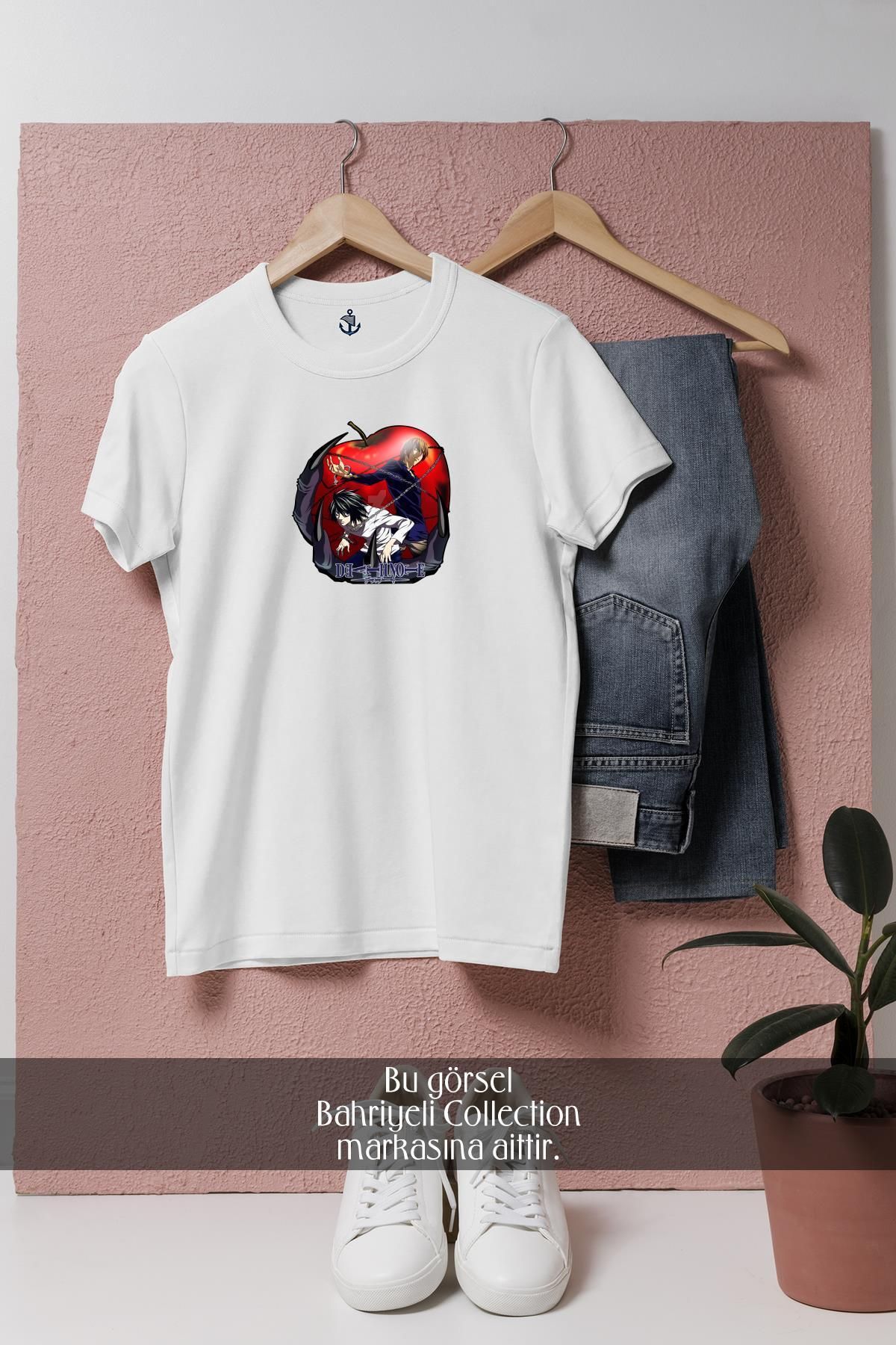 bahriyeli.jpeg Oversize Light Yagami Ryuk Death Note Tasarımlı Unisex T-Shirt