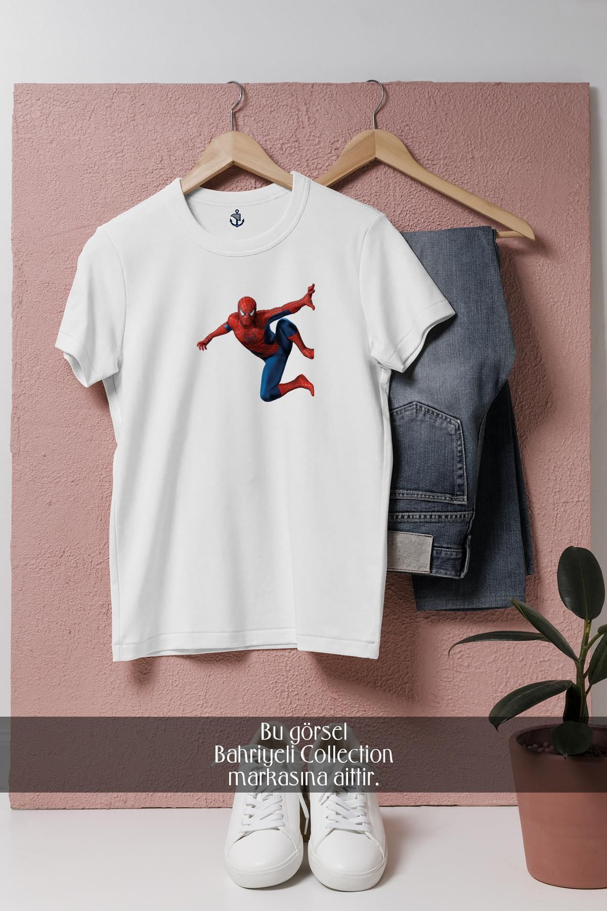 Bahriyeli Collection Oversize Spider-man Örümcek Adam Tasarımlı Unisex T-Shirt