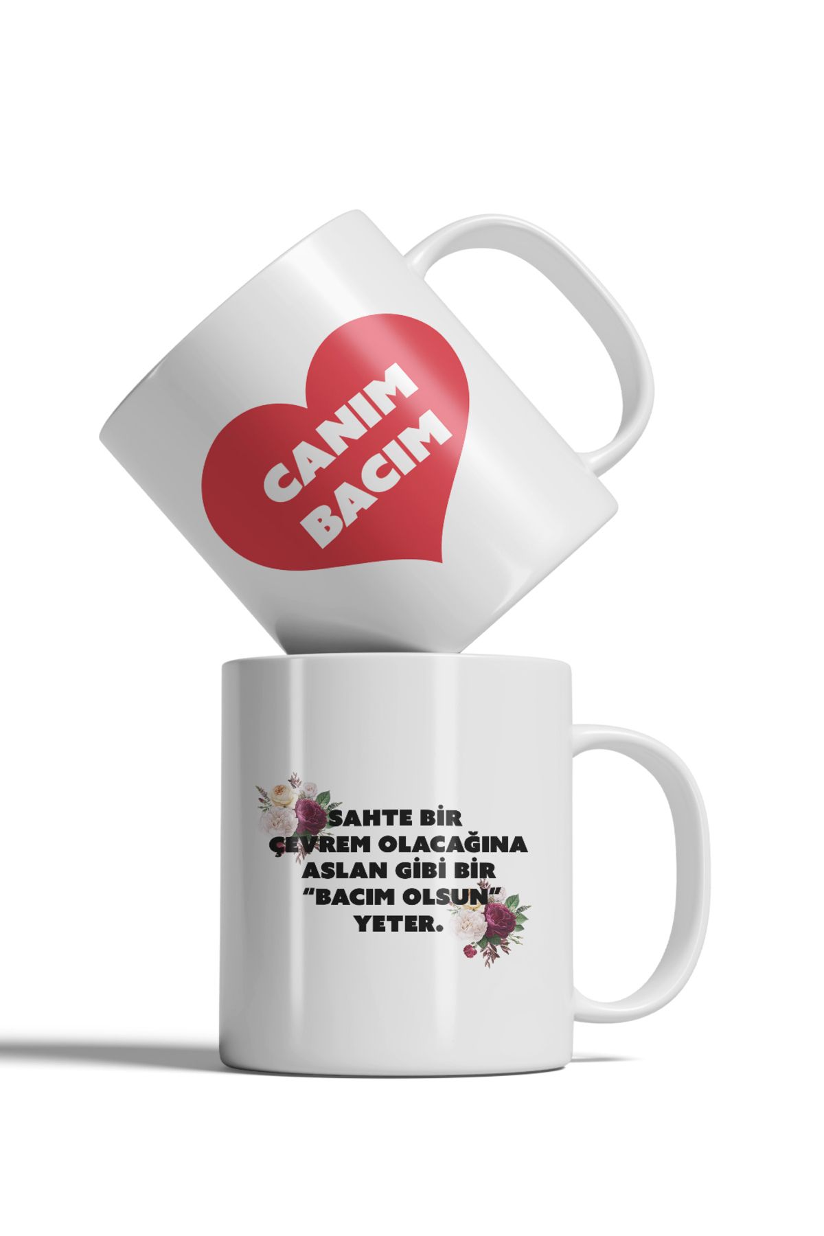 Shark Toys Canım Bacım Yazılı Kupa Bardak