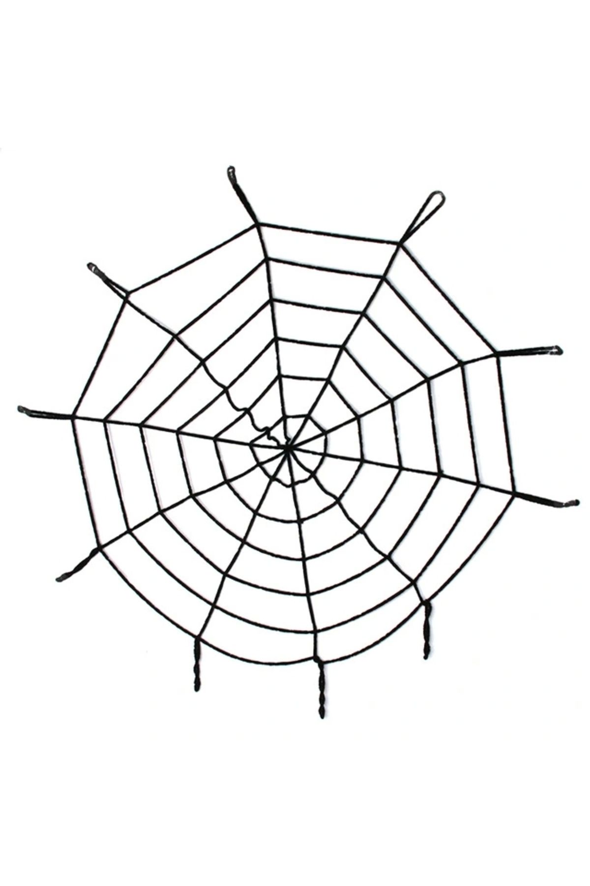 shopwave Halloween Cadılar Bayramı Örümcek Ağ Dekor Siyah 1.5 Metre (5047)