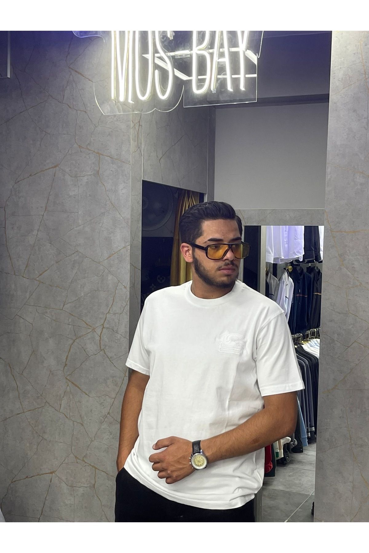 MUSBAY A+++ Kalite Vip Pamuk T-shirt