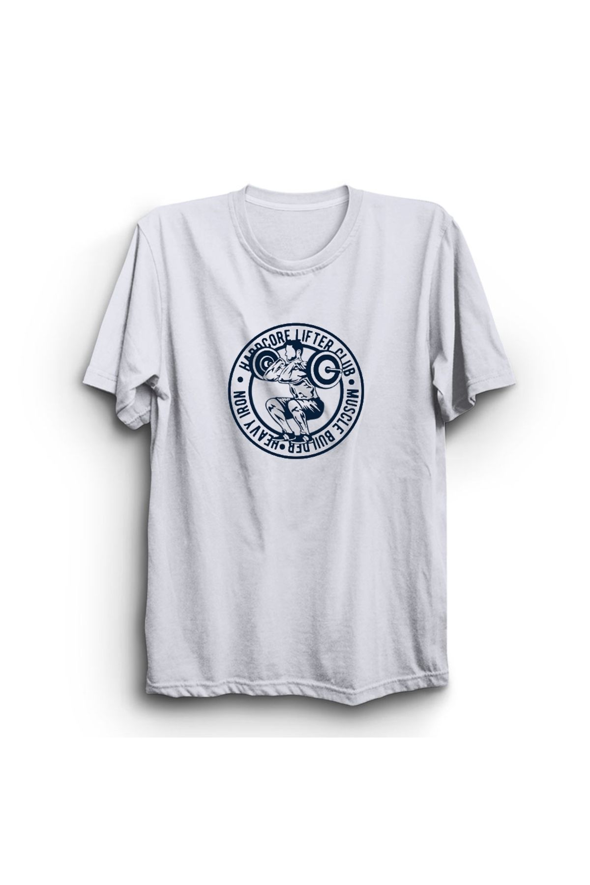 The Fame Hardcore Lifter Club, Gym, Spor, Fitness, Ağırlık, %100 Pamuk Unisex Tişört