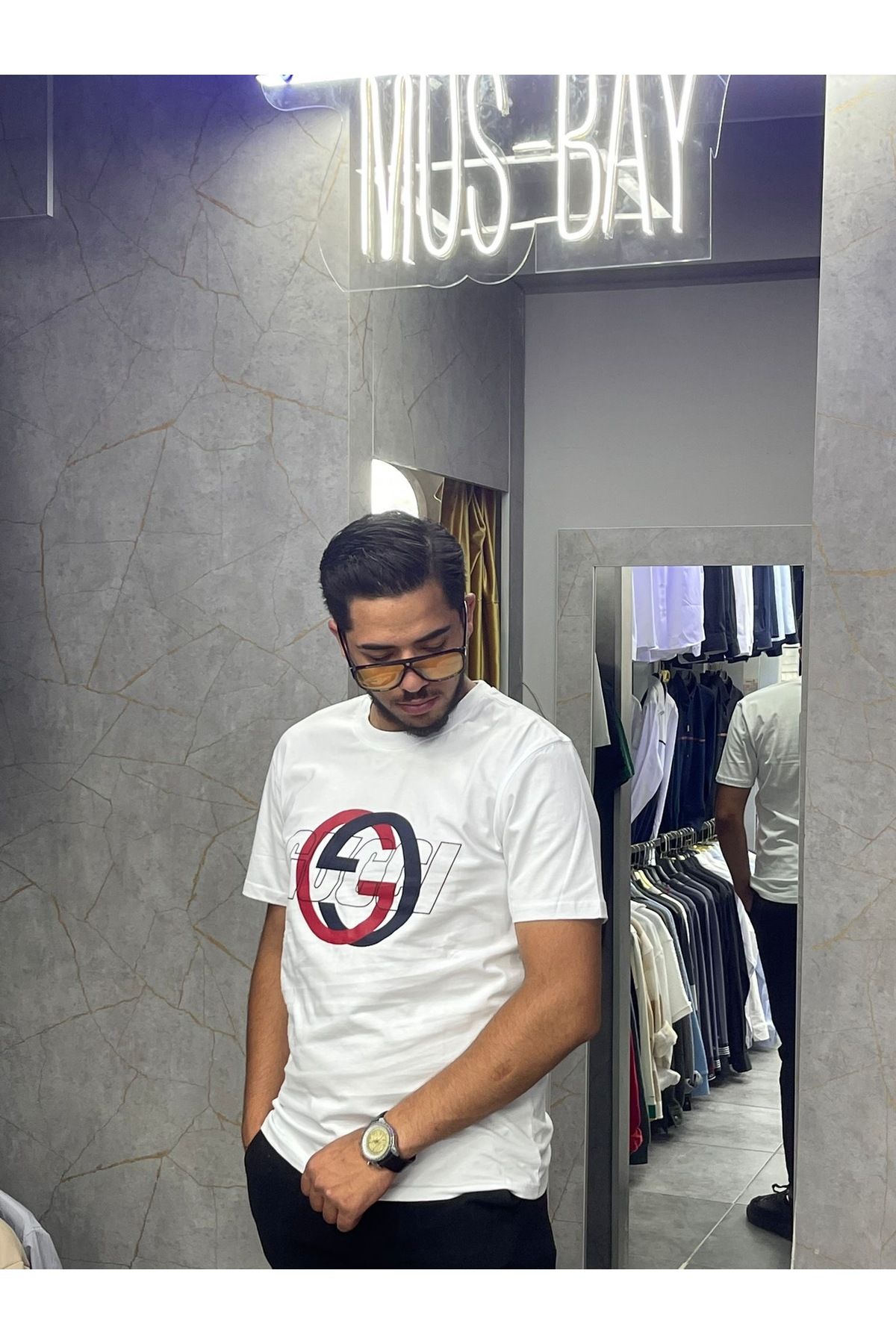 MUSBAY A+++ Kalite Vip Pamuk T-Shirt