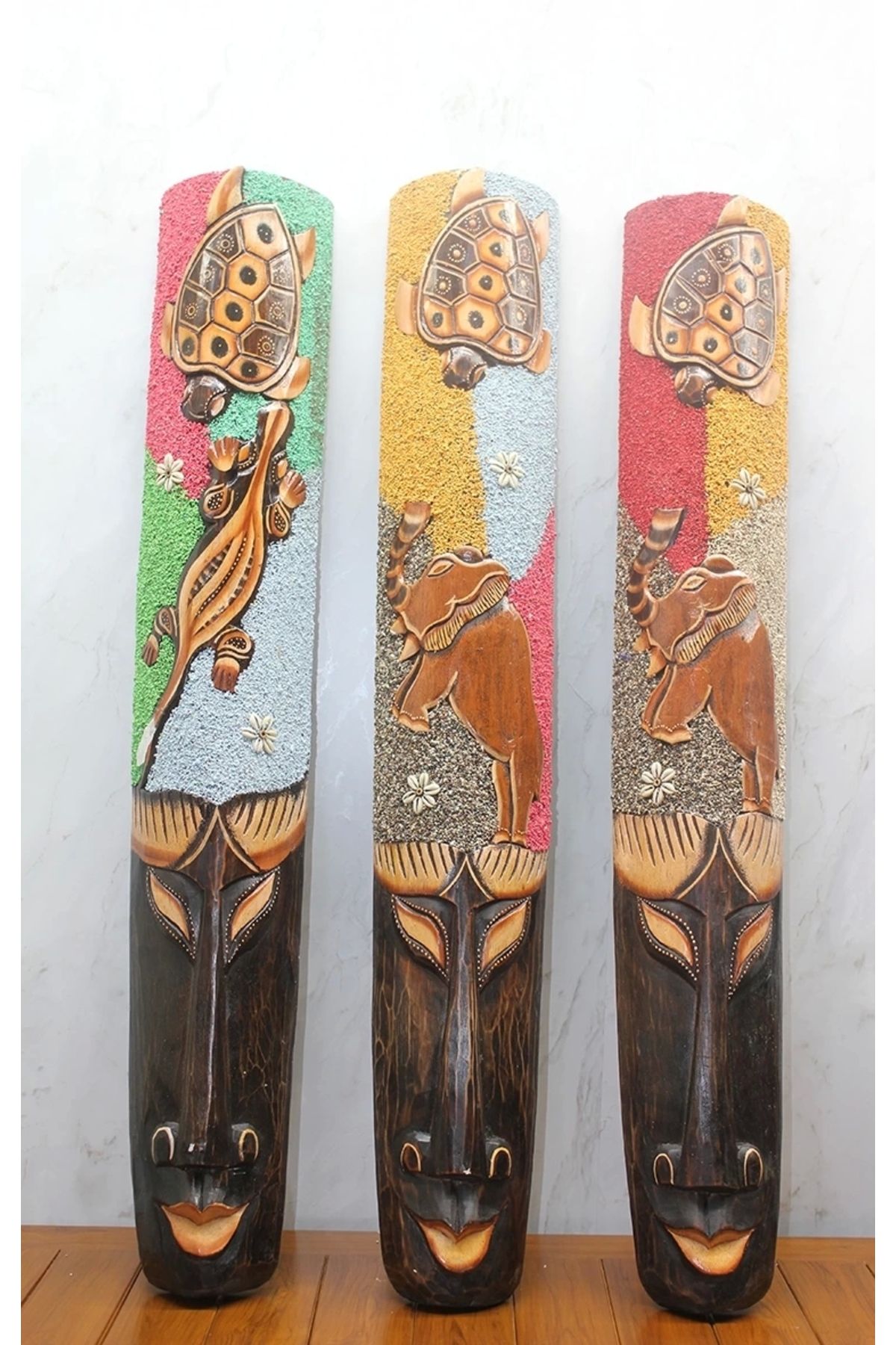 shop Ahşap Duvara Asmalı 1.metre Maske