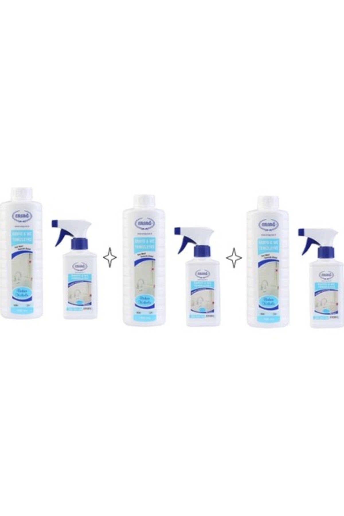 Ersağ Ersağ Bahar Kokulu Banyo Wc Temizleyici 3X1.000 ml 3 Adet Aparat Hediyeli