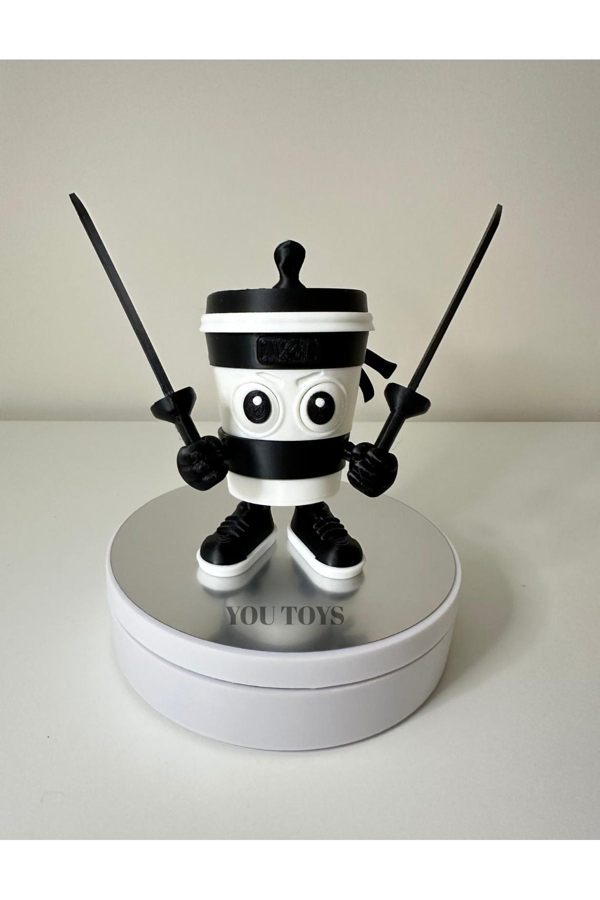 You Toys Cappuccino Assassino> Tung Tung Tung Sahur Brainrot Figürü Hareketli/Eklemli/Boyasız Mega Boy