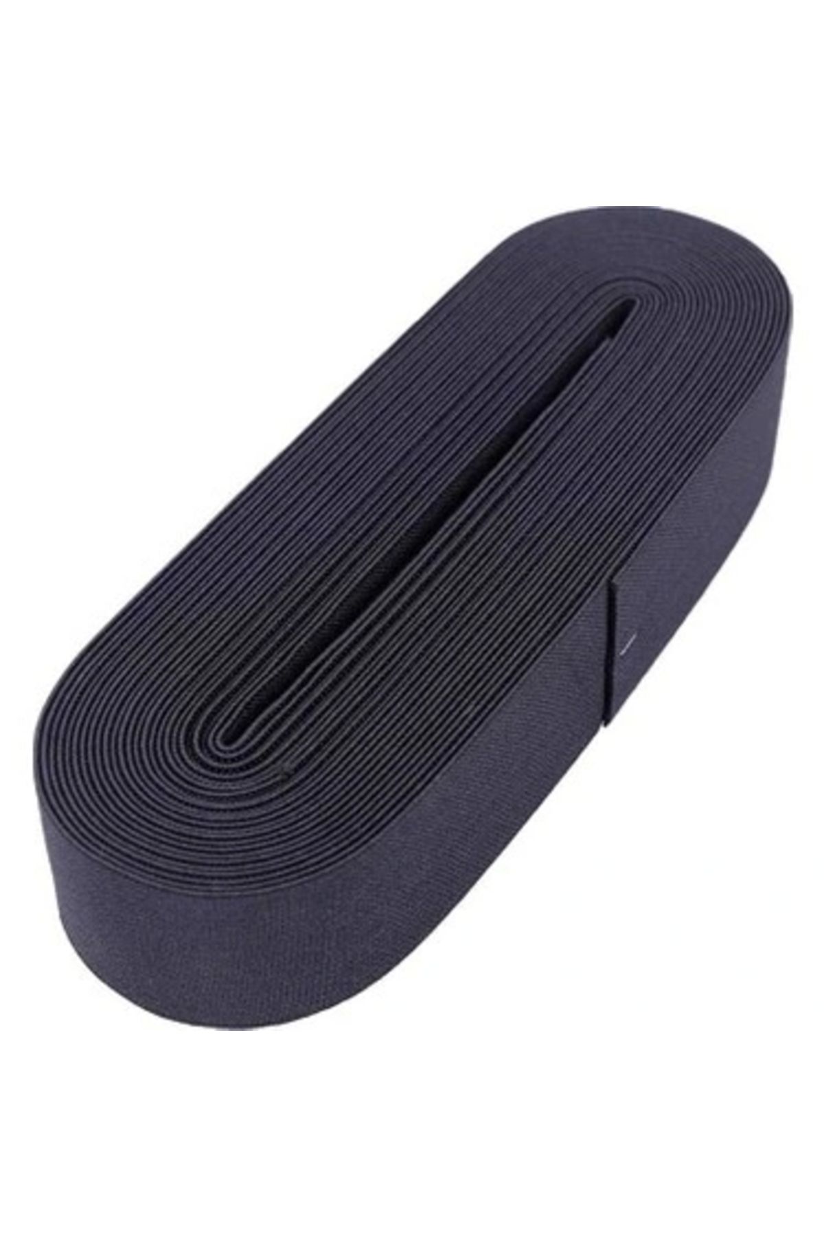 shopwave SİYAH - 4CM PAÇA LASTİK YASSI GENİŞ 10MT. (5047)