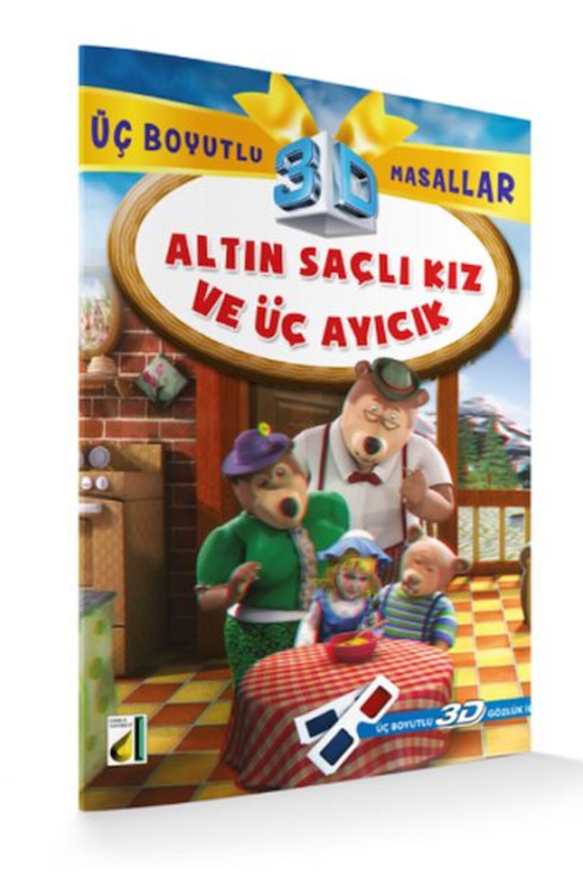 Damla Yayınevi Altın Saçlı Kız ve Üç Ayıcık / Üç Boyutlu Masallar