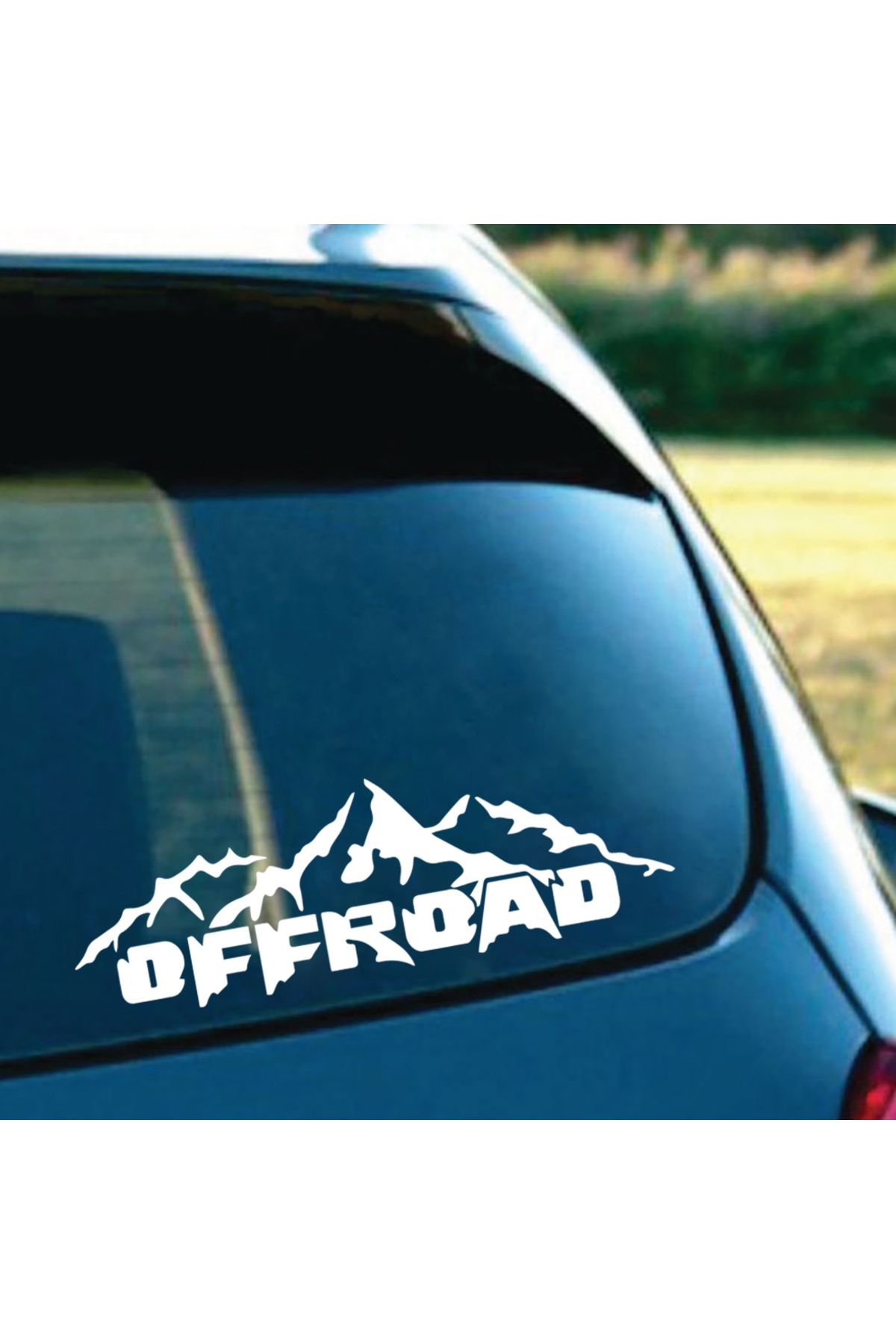 hediyenebak Offroad Yazısı Araç, Araba, Oto, Motorsiklet, Kask, Laptop, Cam Sticker 17x5 cm