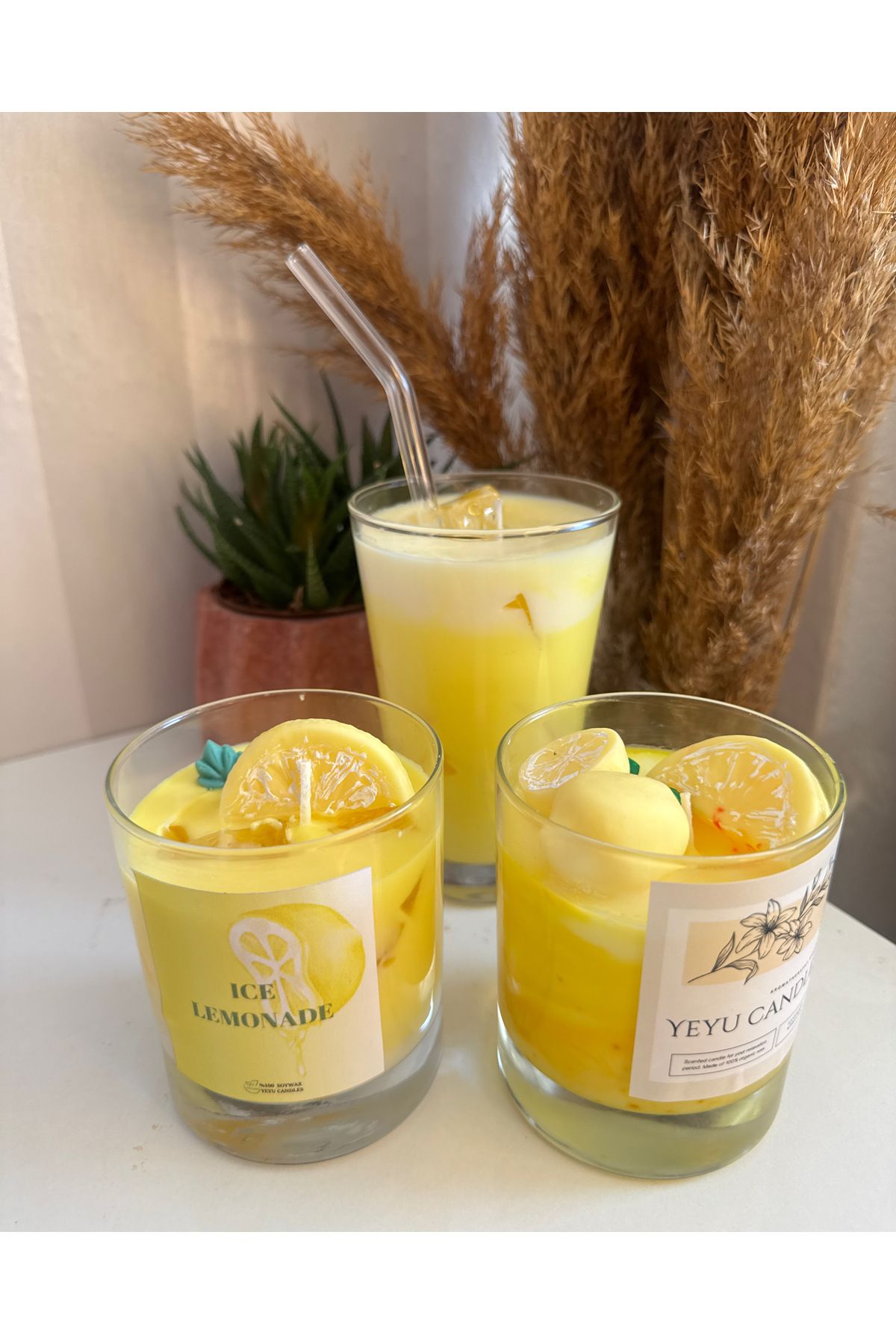 yeyu candles summer drink set