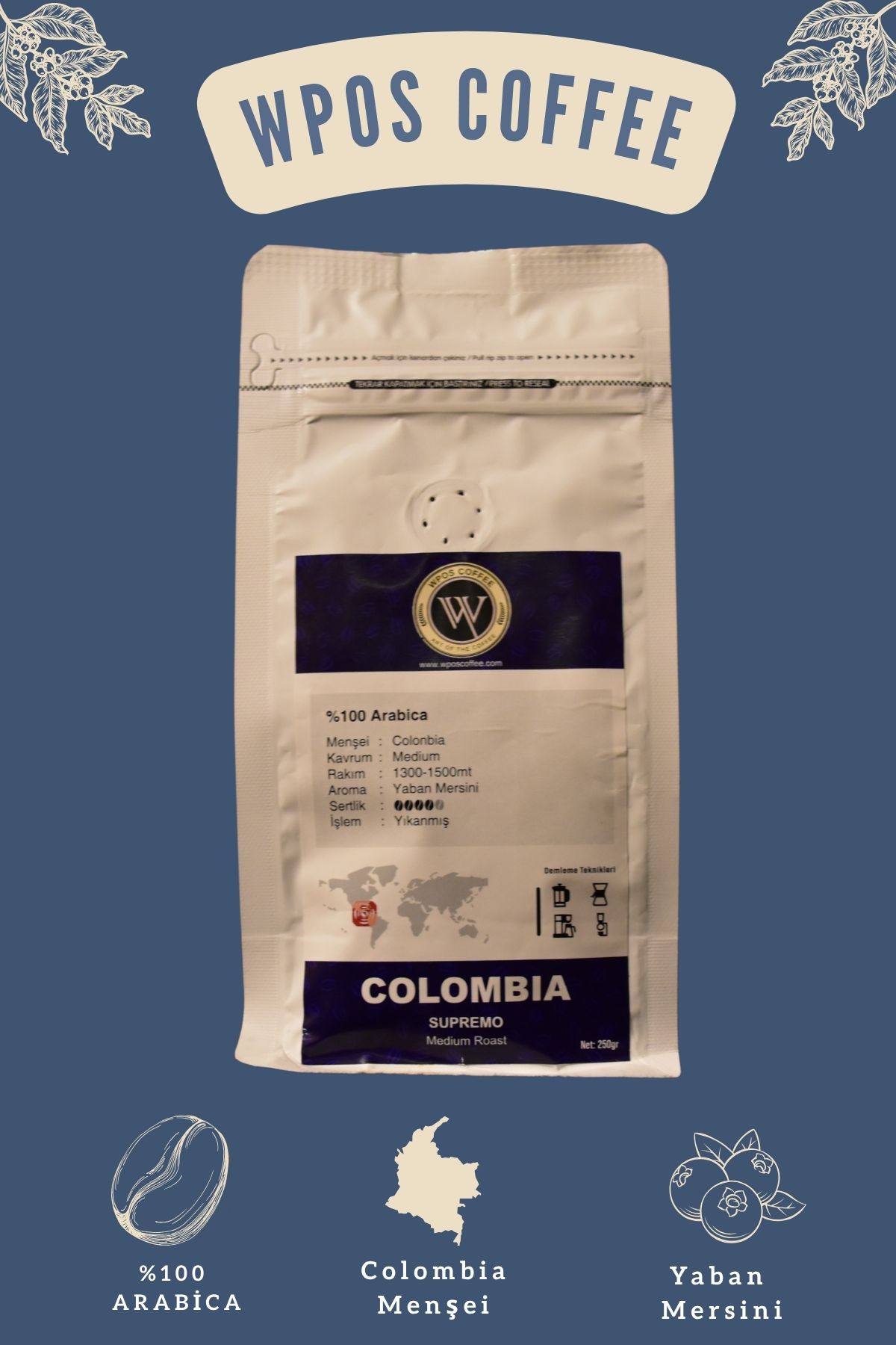 wpos coffee WPOS Premium Colombia
