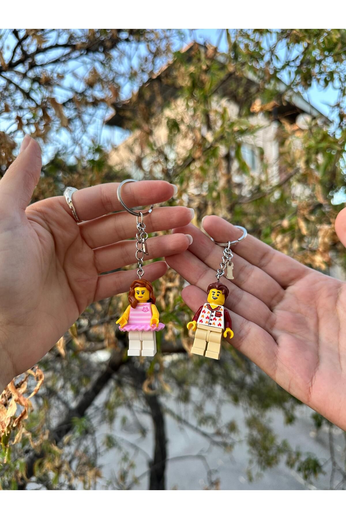 ekinbu Kişiye Özel Minifigür Harfli Anahtarlık
