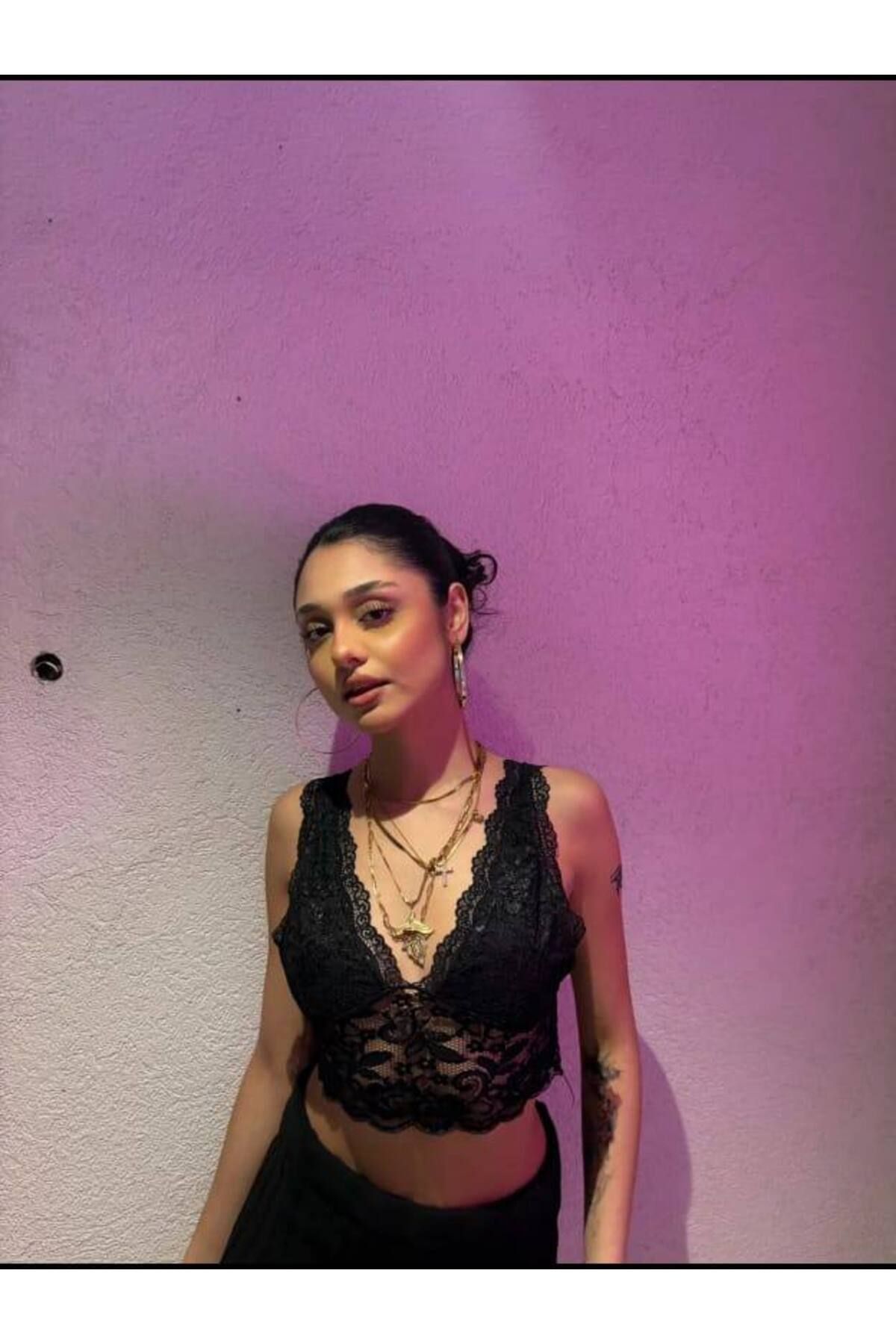 BYKUZEYARAS Kadın dantelli şık bralet büstiyer