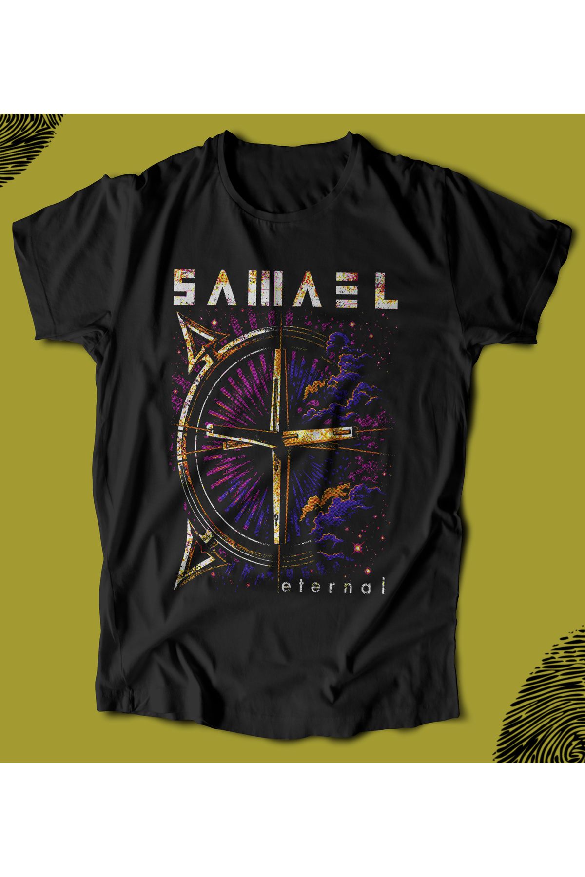 BUTSHIRT BU Tişört 'Samael - Eternal' Regular-Fit' Unisex Tişört