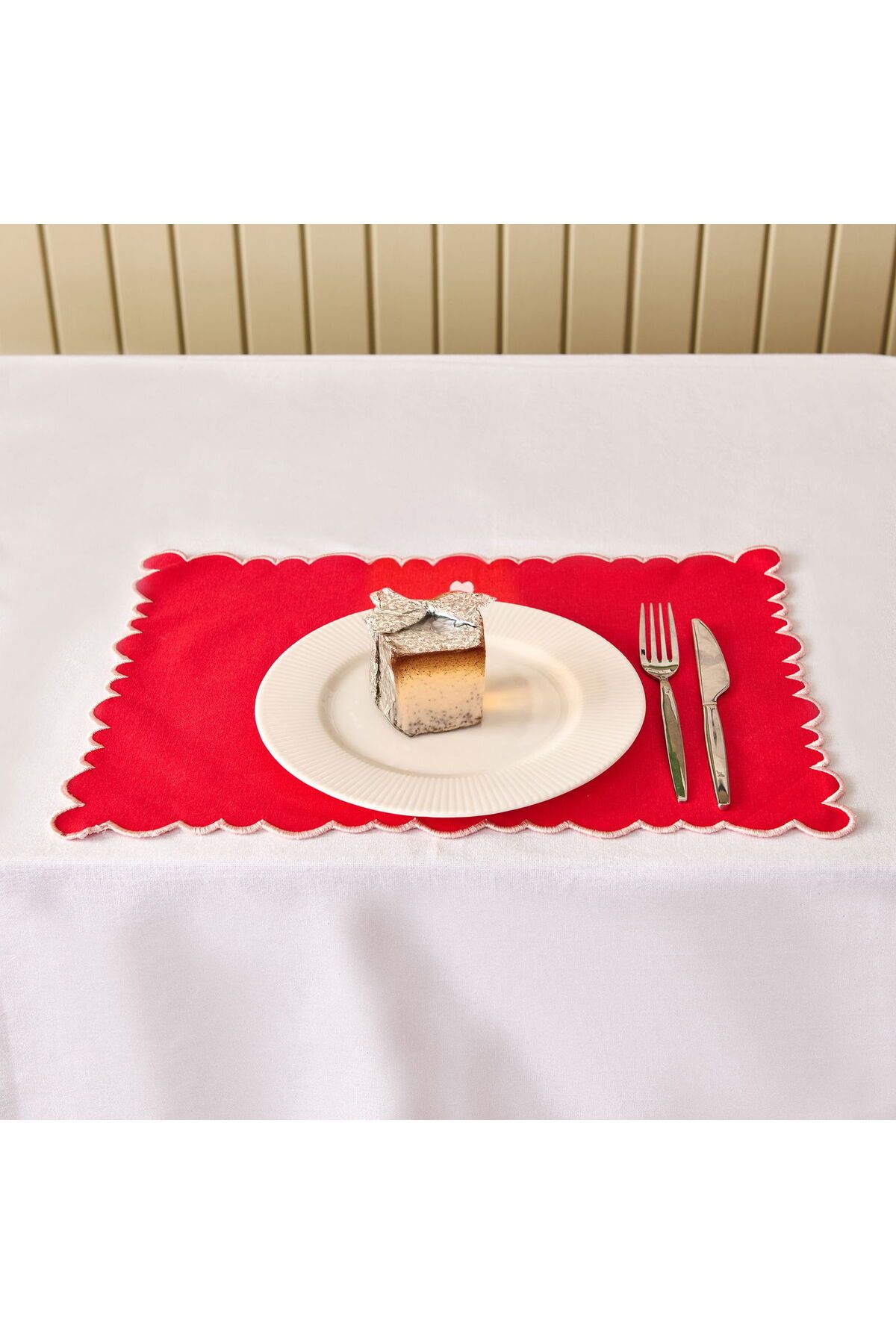ASPARTAM Soft Amore Amerikan Servis - Kırmızı - 30x50 cm