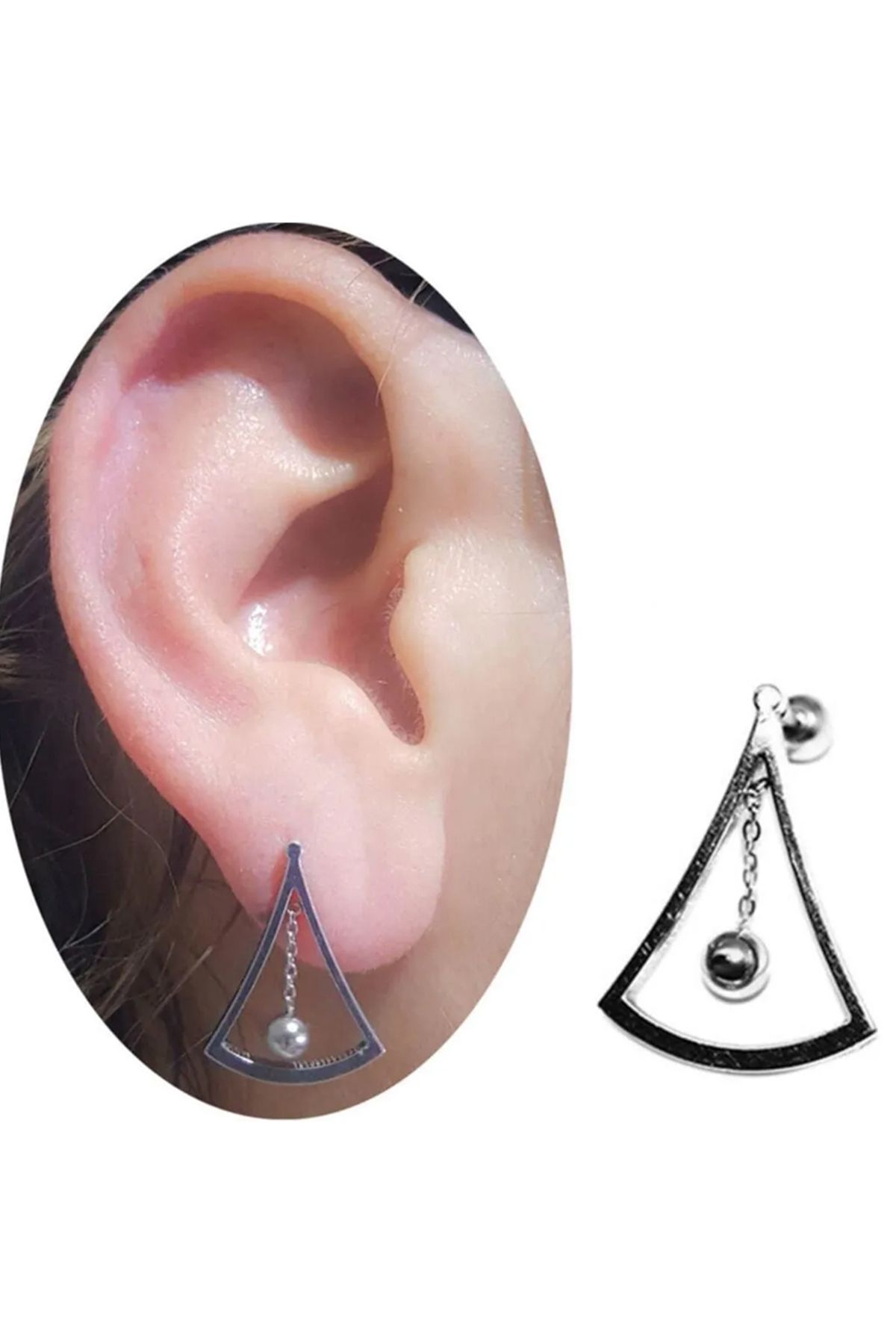 Cadının Dükkanı Çelik Helix Kıkırdak Piercing