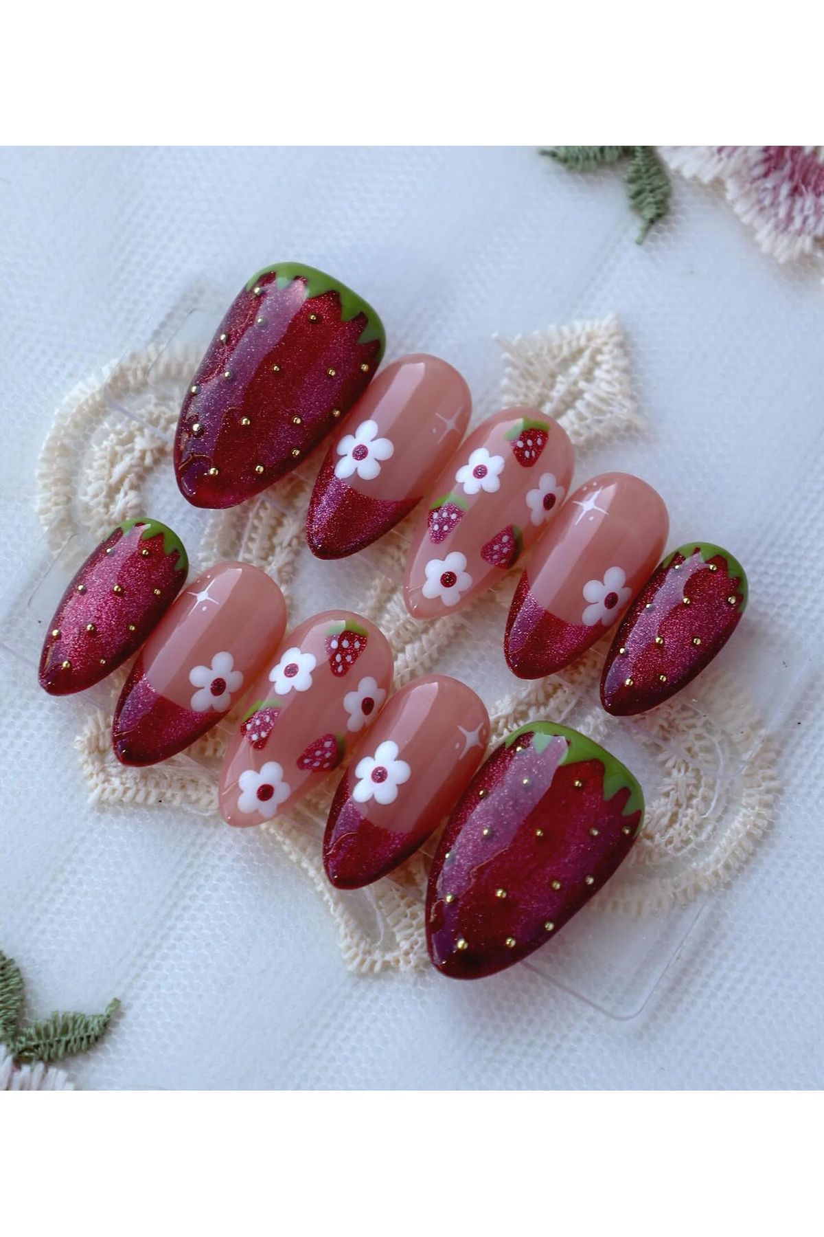 Violet nails Takma tırnak
