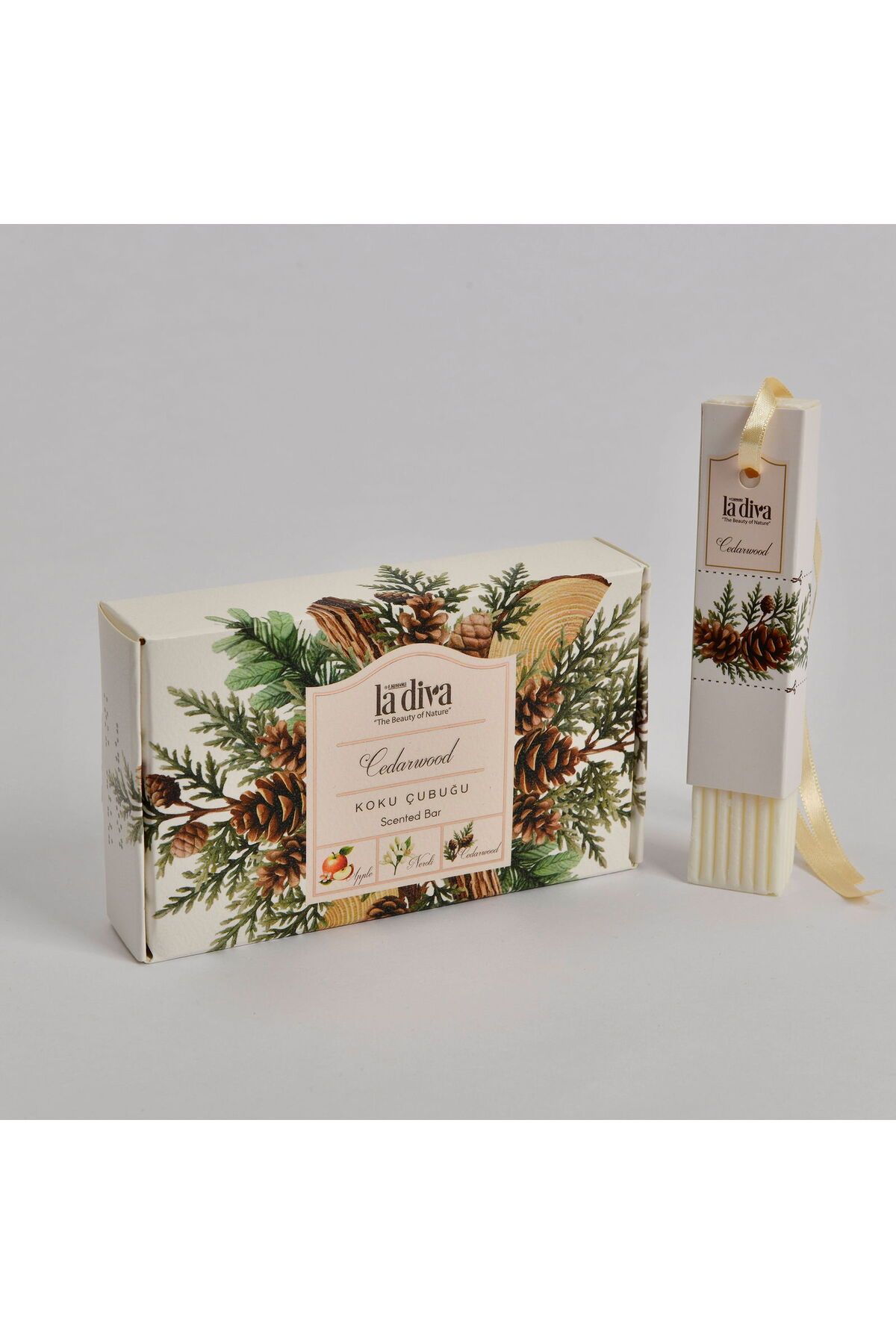 MATMEL Diva Cedarwood Koku Çubuğu - Beyaz - 165 gr
