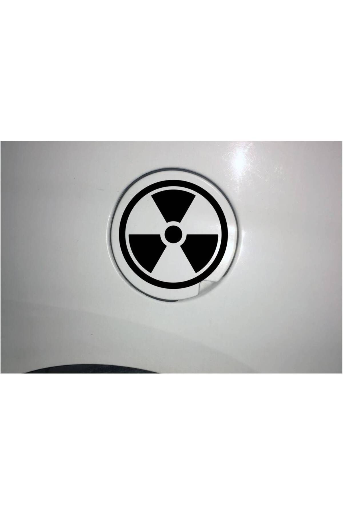 hediyenebak Radyasyon Depo Kapağı, Araç, Araba, Oto, Motorsiklet, Kask, Laptop, Cam Sticker 12x12 cm