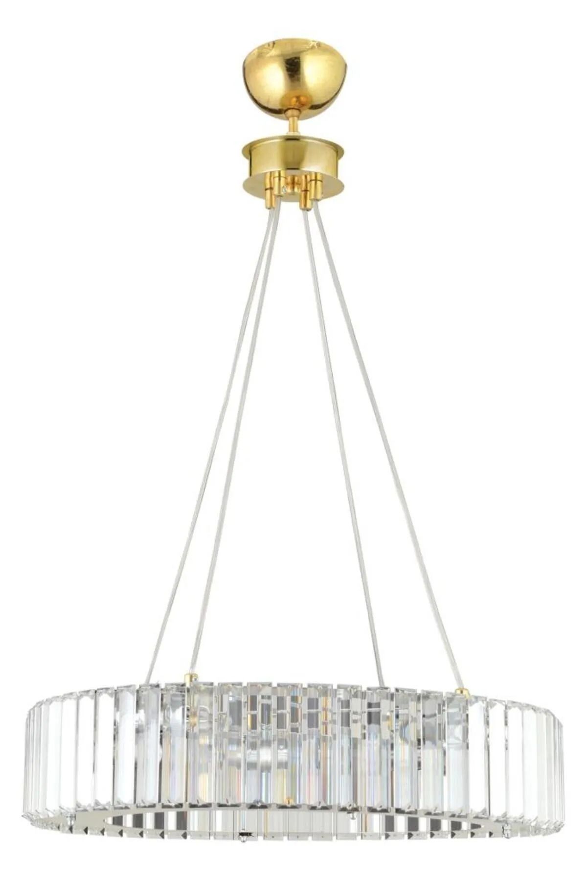 XİGENON Opalya Gold 44 Cm şık ve tasarım 10 luk taşlı avize
