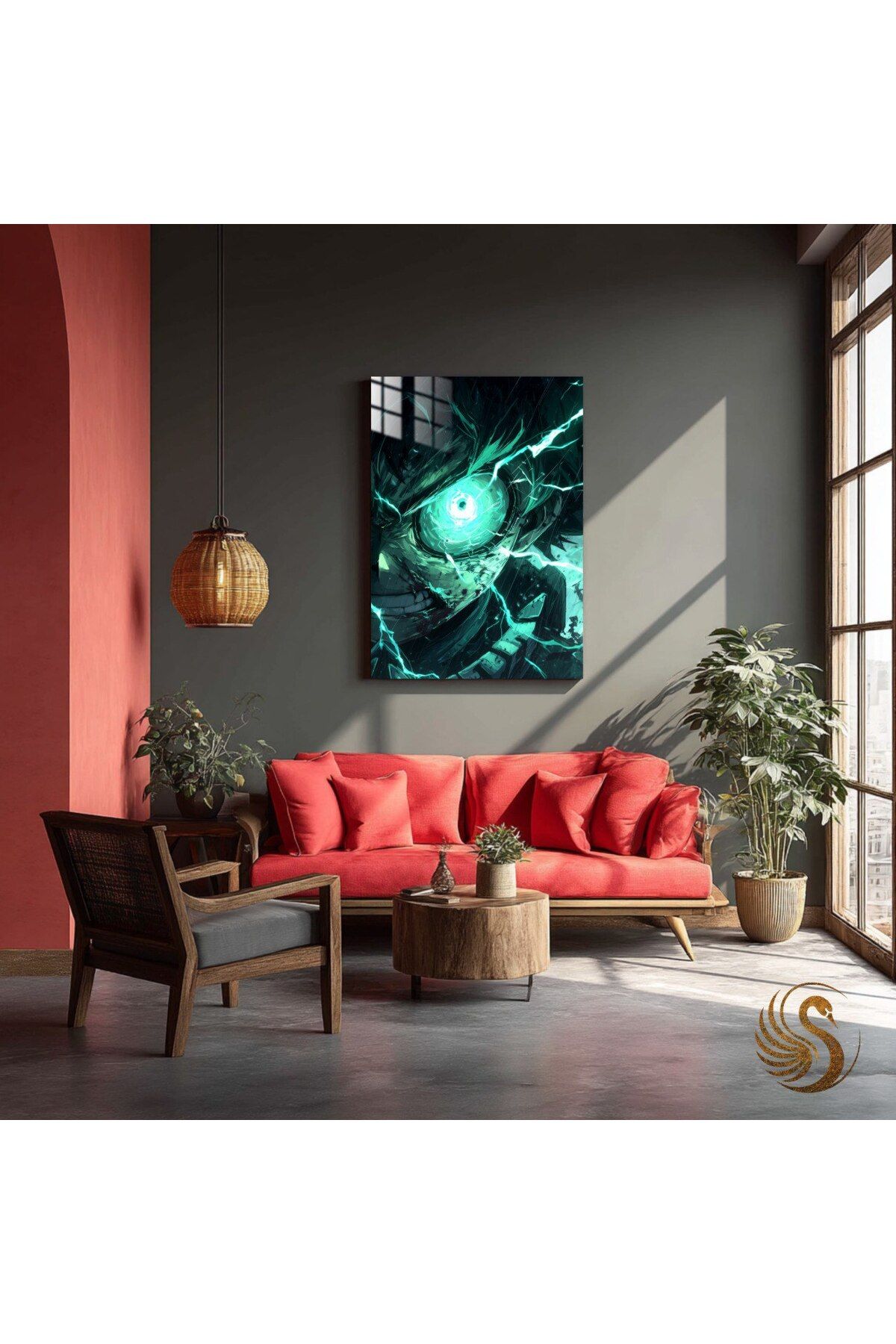 Lora Loom Anime Metal Poster – Izuku Midoriya | My Hero Academia Duvar Dekoru, Otaku Hediyesi, Yeşil Güç Tema