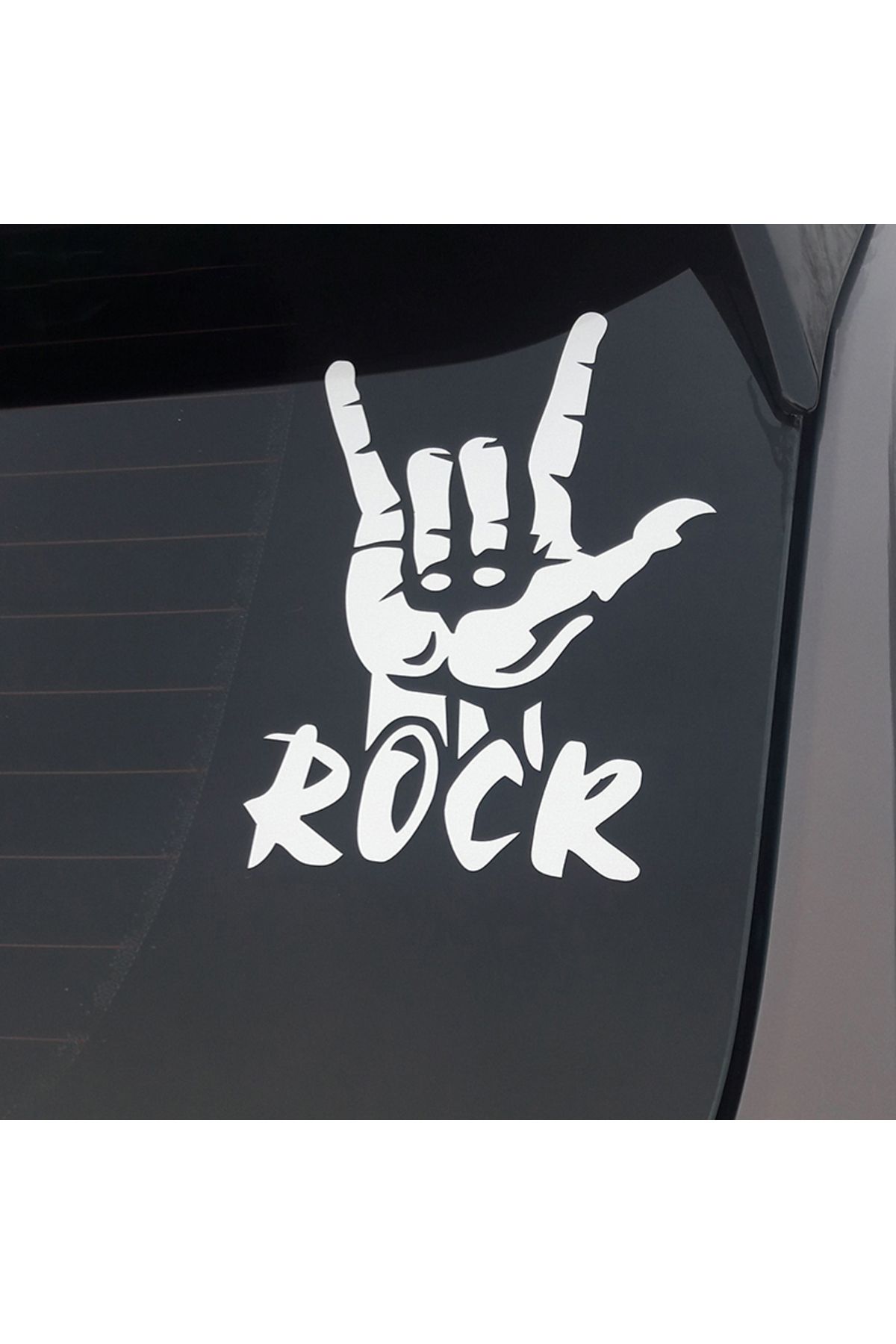hediyenebak Rock Araç, Araba, Oto, Motorsiklet, Kask, Laptop, Cam Sticker 23x15 cm