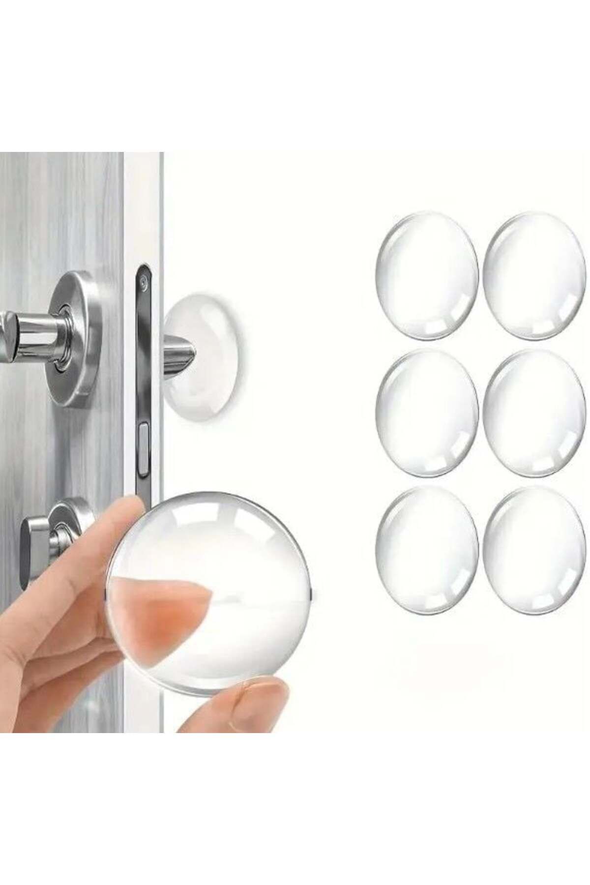 Mulvix Mullurg Urg01 Şeffaf Silikon Mobilya Ve Kapı Durdurucu Darbe Pedi 6 Lı (Muul)