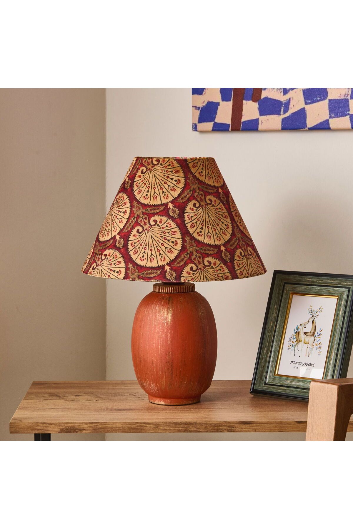 ASPARTAM Design Vesecret Handmade Abajur - Turuncu / Renkli