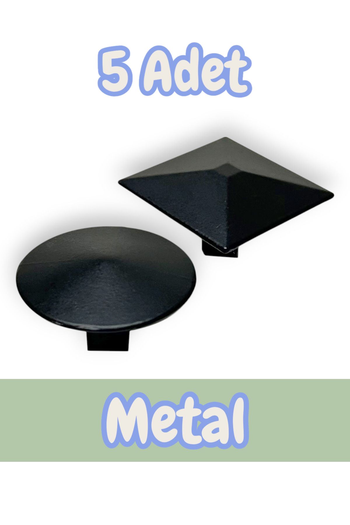 onderhomestore Yuvarlak Düğme Kulp Alüminyum Metal Lüks Modern Mobilya Çekmece Mutfak Dolabı Kulpu Siyah (5 Adet)
