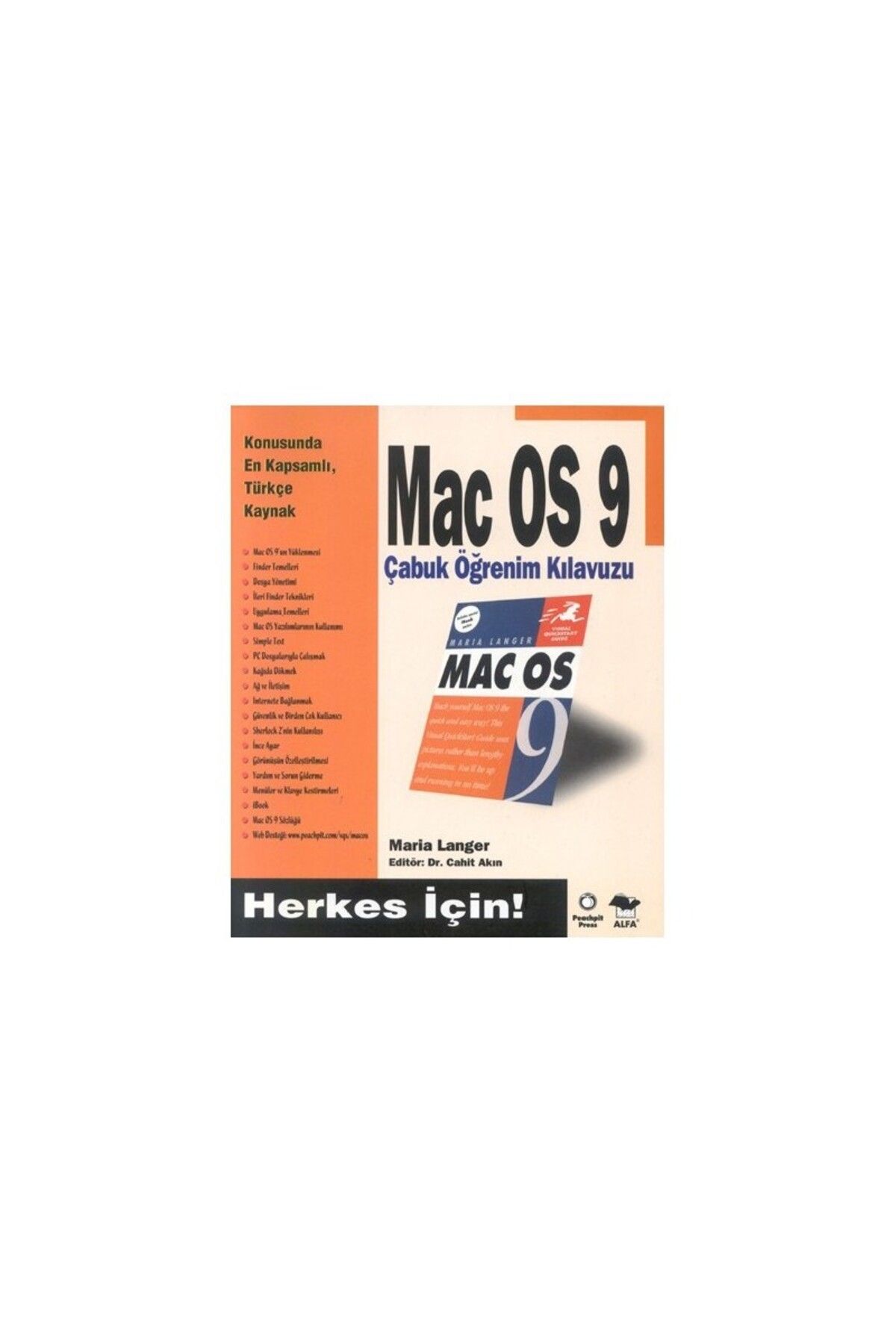 Alfa Yayınları Mac Os 9 - Çabuk Öğrenim Klavuzu
