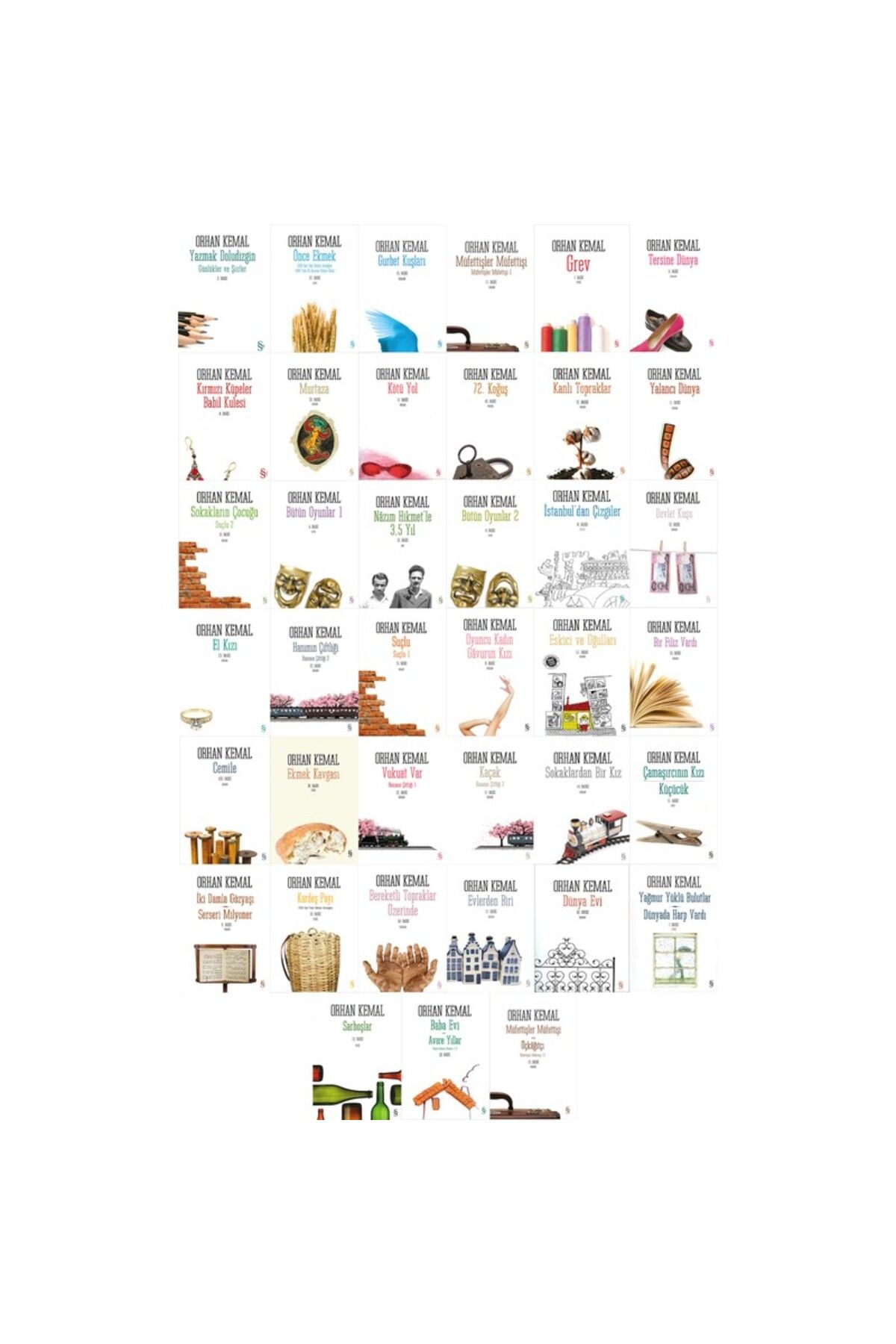 Everest Yayınları Orhan Kemal 39 Kitap Set