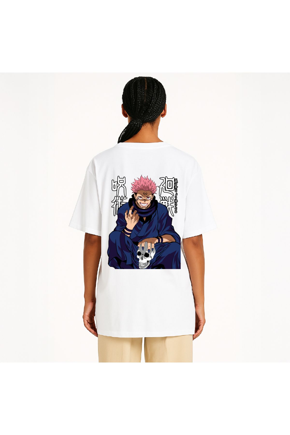 EZ Design Jujutsu No Kaisen - Anime - Baskılı Oversize T-shirt