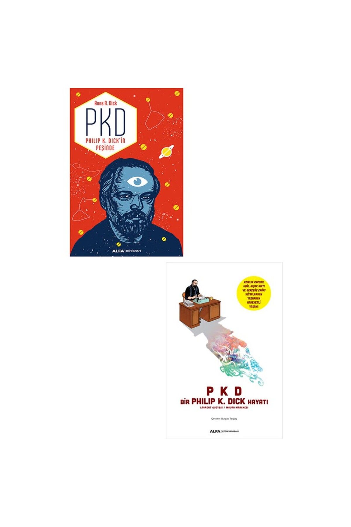 Alfa Yayınları Philip K. Dick'in Peşinde - Bir Philip K. Dick Hayatı - 2 Kitap