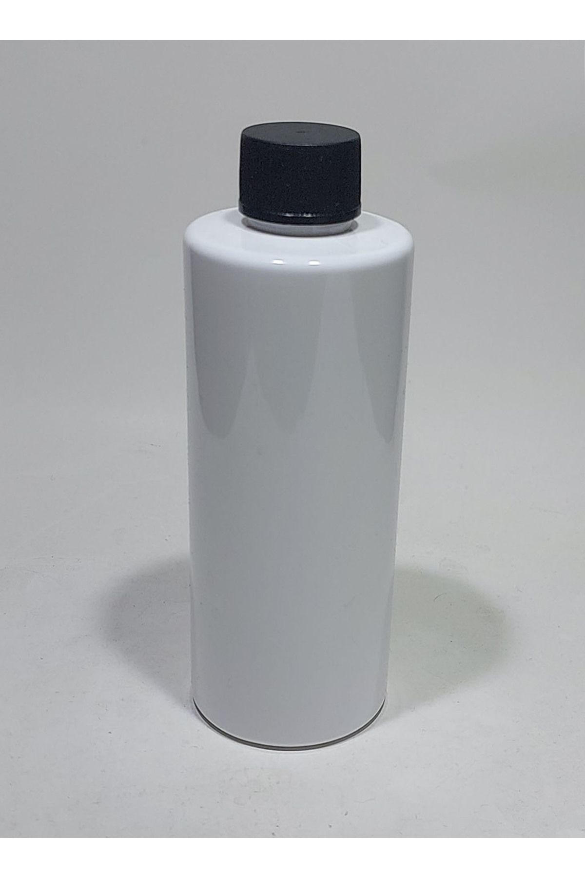 Durucam 250 Cc Düz Model Pet Şişe - Siyah Kapaklı - 250 Ml Boş Pet Şişe (100 Adet)