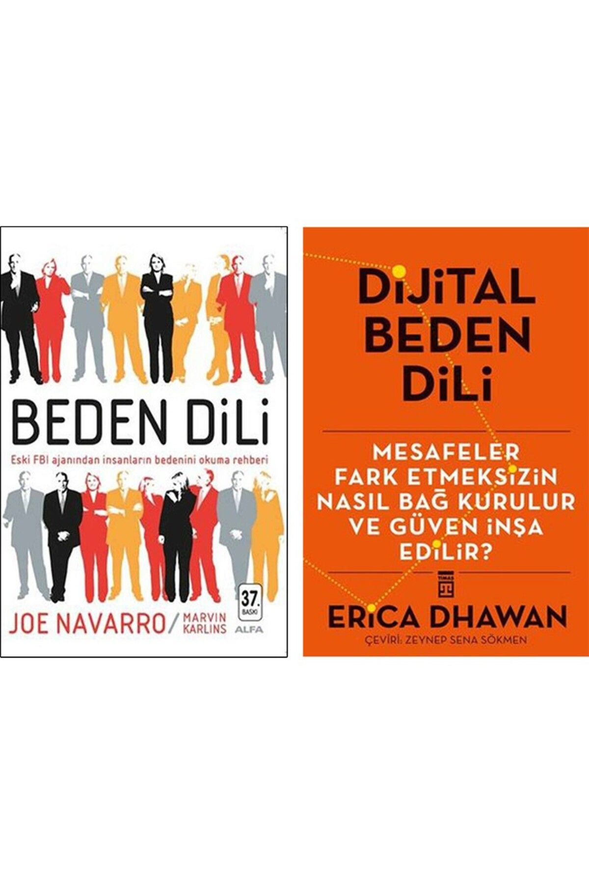 Alfa Yayınları Beden Dili - Dijital Beden Dili - 2 Kitap