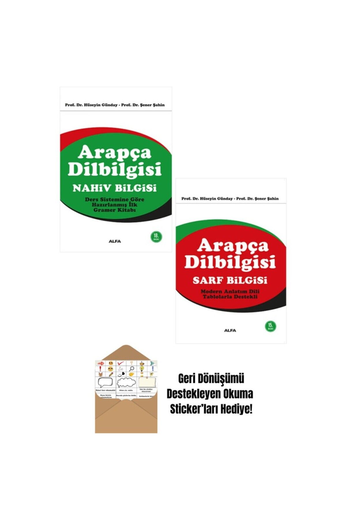 Alfa Yayınları Arapça Dilbigisi 2 Kitap Set + Okuma Sticker'ları